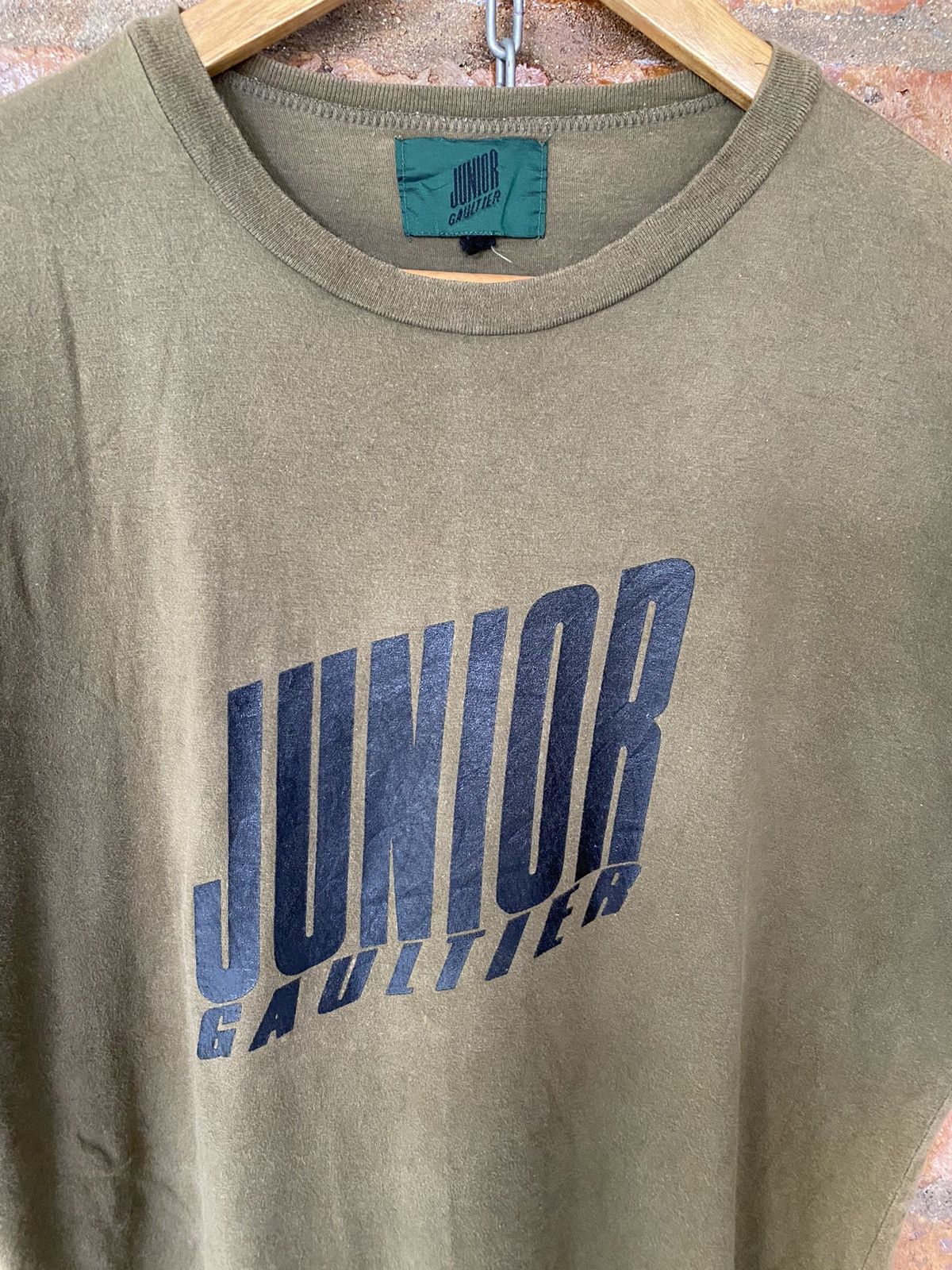 Jean Paul Gaultier 1990s JPG GAULTIER JUNIOR BIG LOGO tee Size US M / EU 48-50 / 2 - 3 Thumbnail