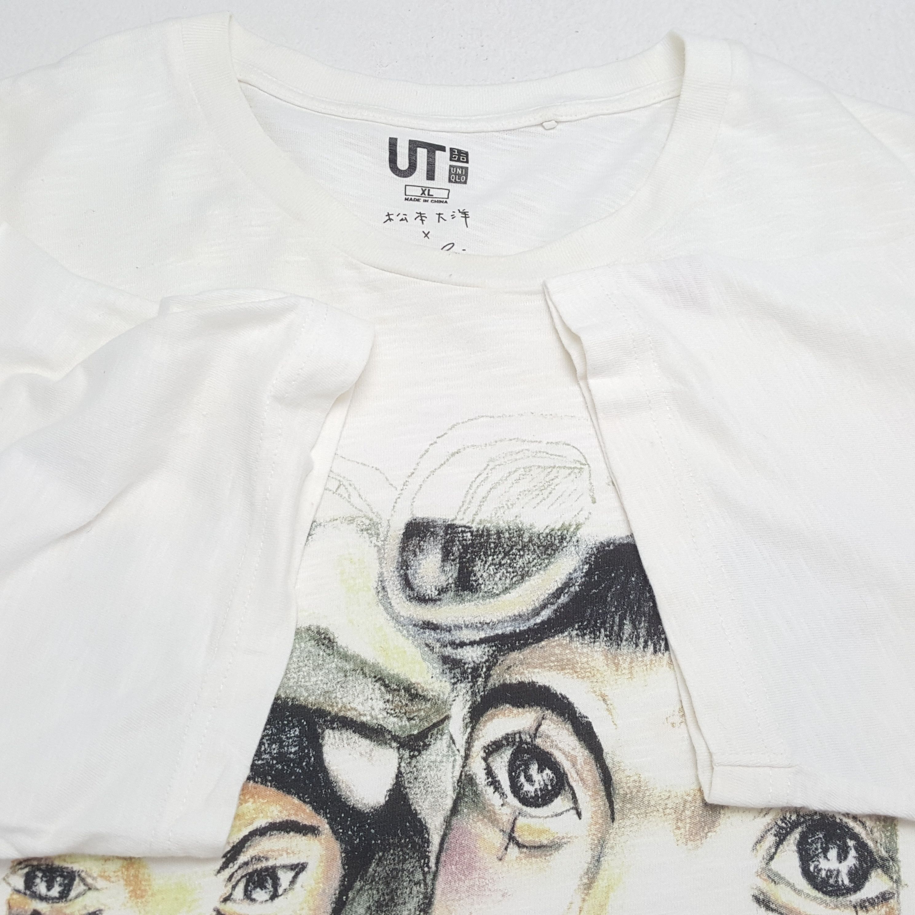 Japanese Brand × Uniqlo TAIYOU MATSUMOTO X Uniqlo Japanese Brand Streetwear Tshirt Size US L / EU 52-54 / 3 - 6 Thumbnail