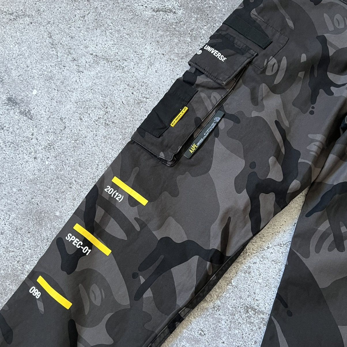 Aape AAPE By A Bathing Ape Moonface Camo Cargo Pants L Size US 33 - 10 Thumbnail