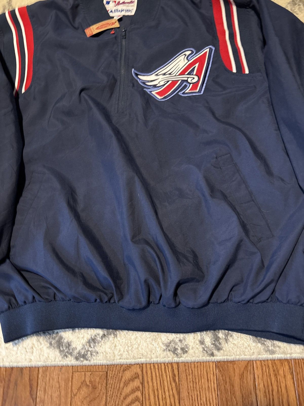 Majestic MLB Authentic Vintage Angels Jacket Size US XL / EU 56 / 4 - 4 Thumbnail