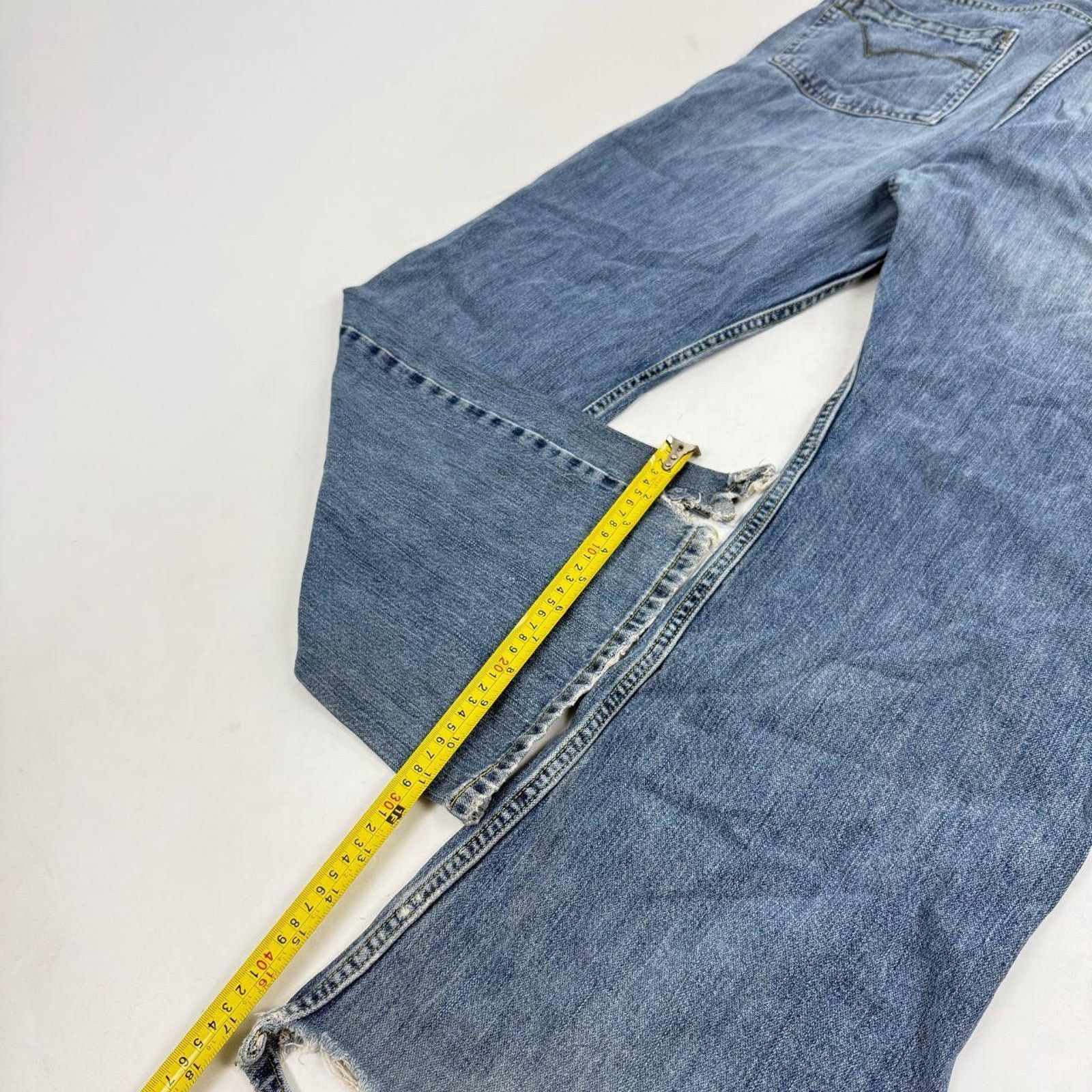 Japanese Brand × Levi's × Vintage Vintage y2k archive silver tab baggy wide leg stonewash jean Size US 36 / EU 52 - 3 Thumbnail