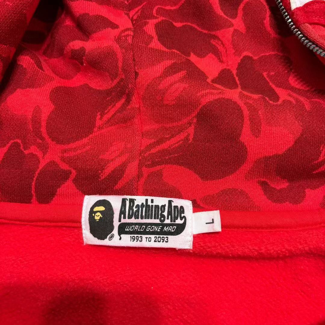 Bape BAPE CAMO SHARK FULL ZIP HOODIE Size US L / EU 52-54 / 3 - 8 Thumbnail