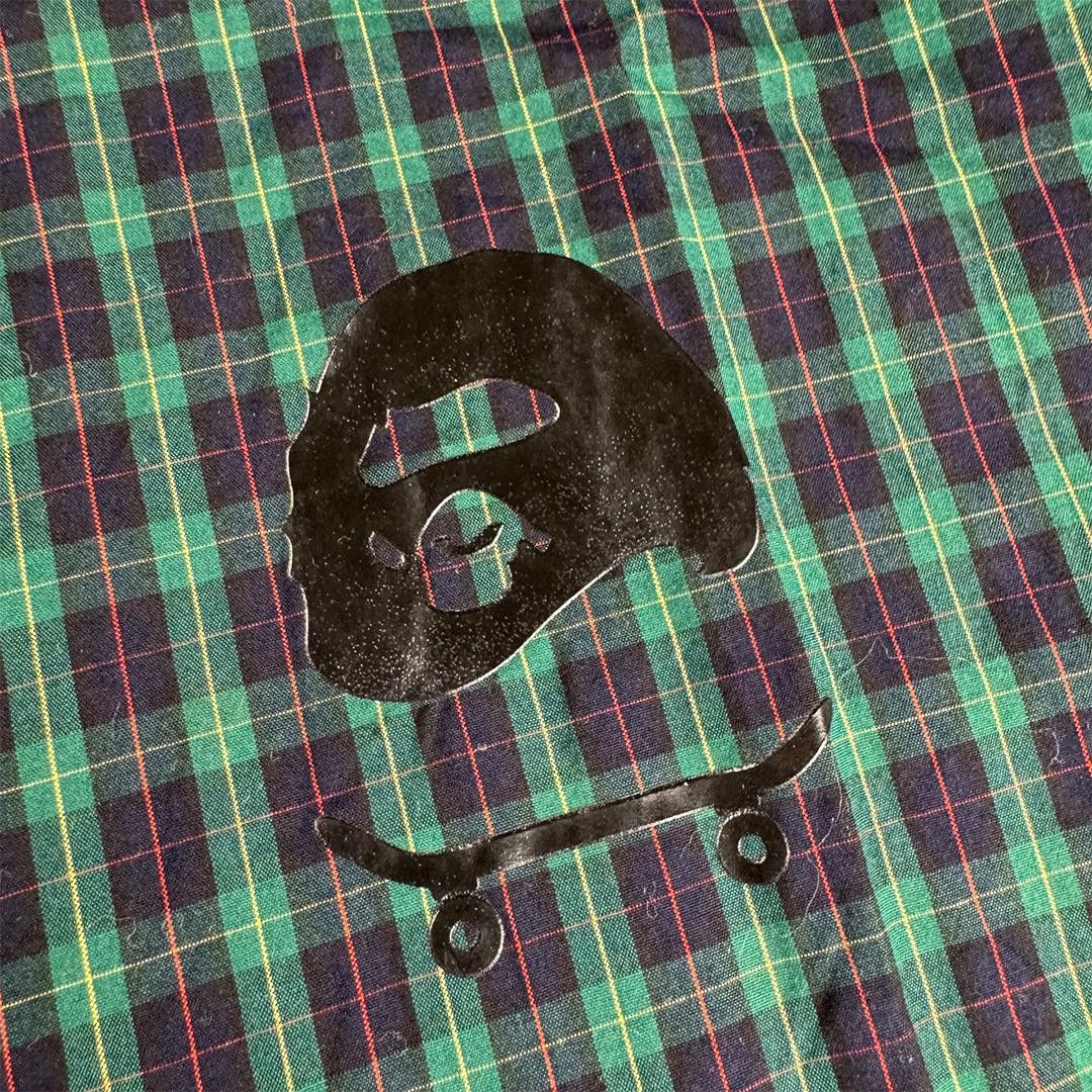 Bape BAPE x Yoshifumi Egawa Green Check Zip-up Jacket (XL) Size US XL / EU 56 / 4 - 5 Thumbnail
