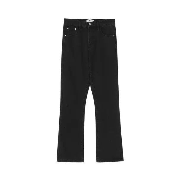 VIBE High street hip hop zipper casual flared jeans y2k Size US 32 / EU 48 - 1 Thumbnail