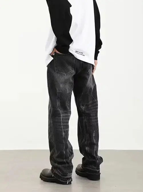 Designer × Japanese Brand × Vintage vibe faded washed jeans Size US 32 / EU 48 - 1 Thumbnail