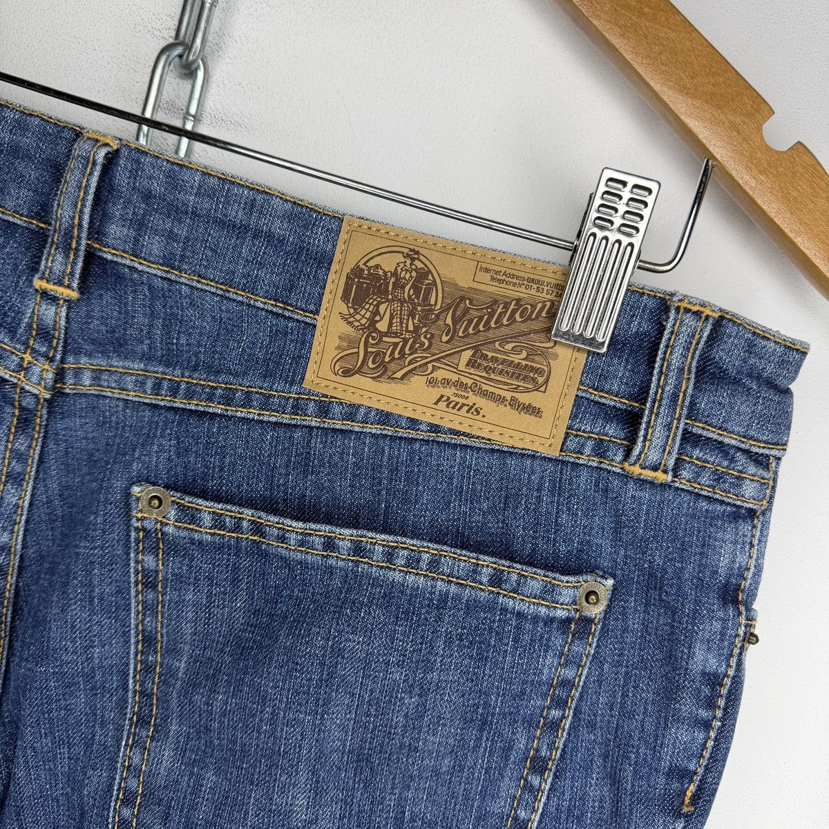 Louis Vuitton Vintage Louis Vuitton Flared Jeans Size 28" / US 6 / IT 42 - 9 Thumbnail