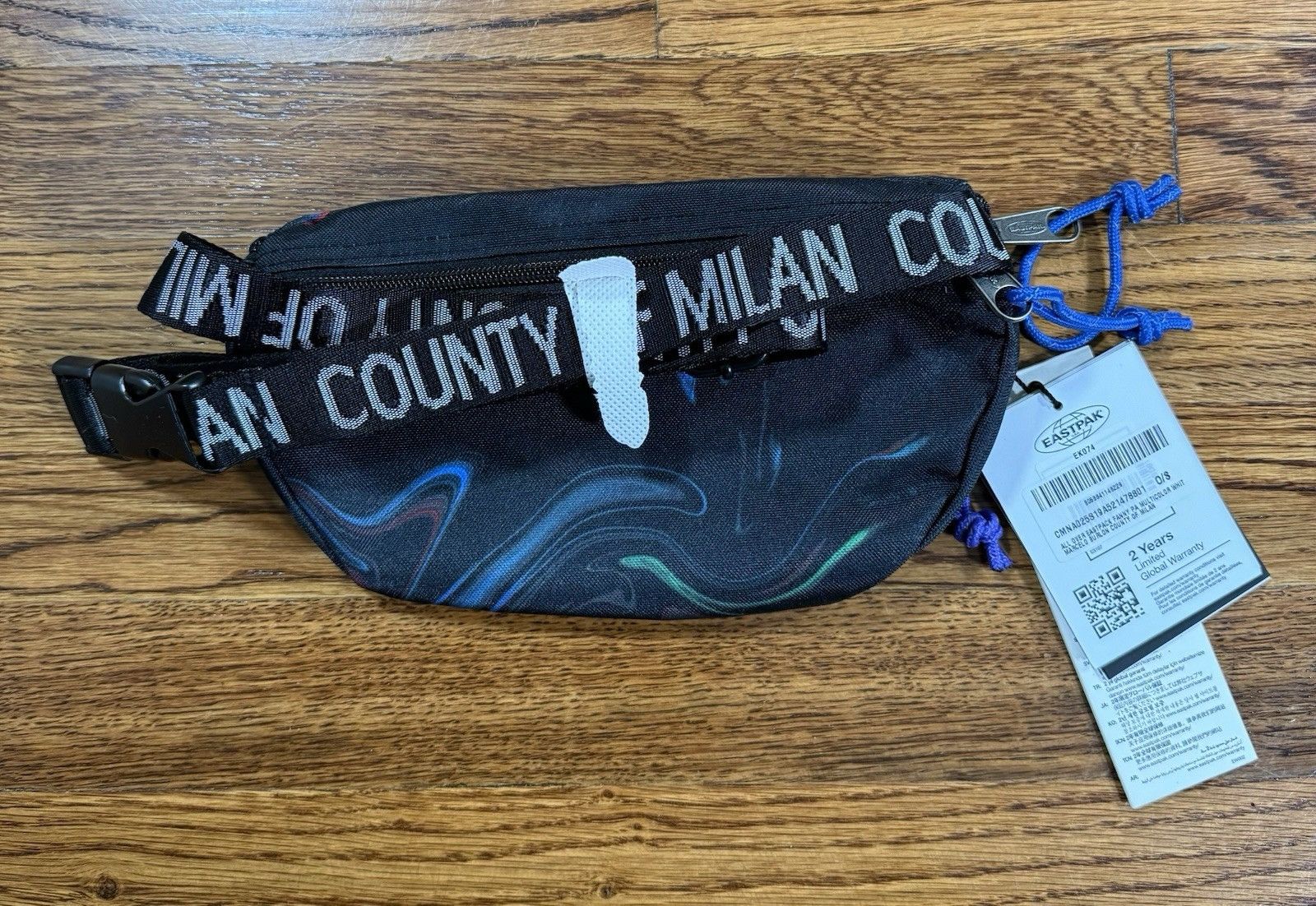 Marcelo Burlon Marcelo Burlon Eastpak Edition Glitch Waist Bag Black NWT Size ONE SIZE - 10 Thumbnail