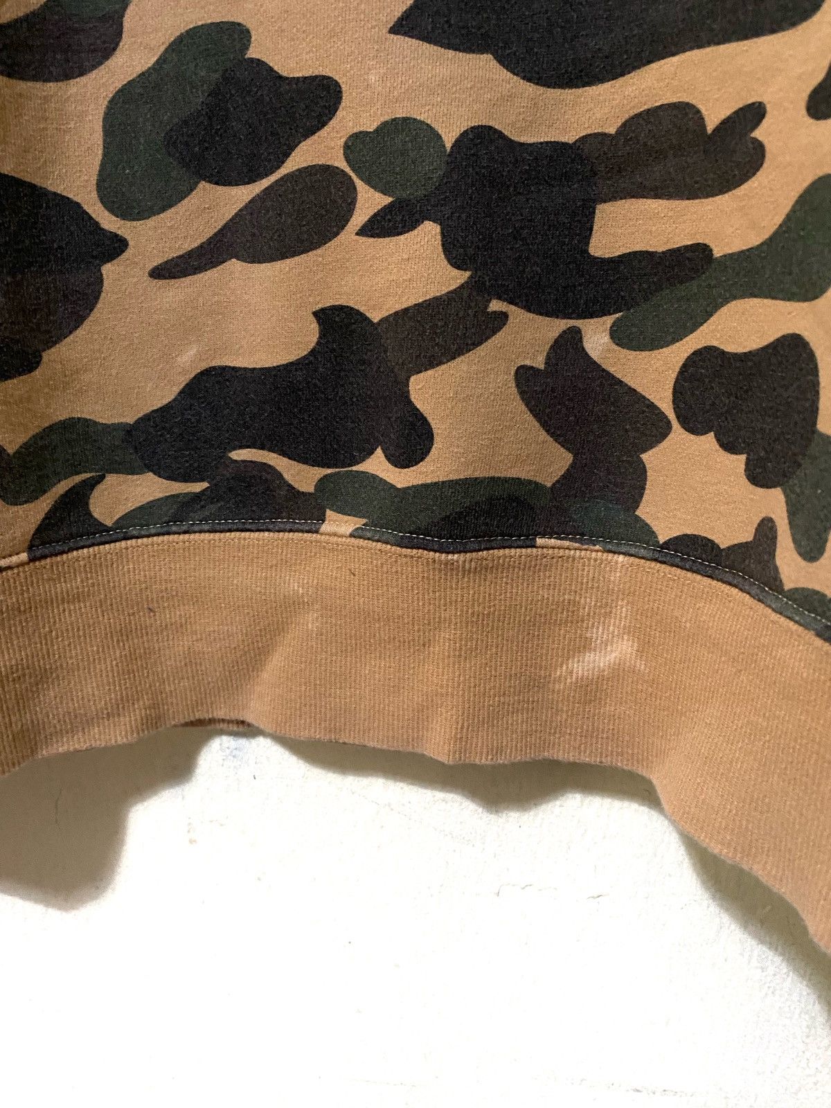 Bape BAPE 1st Camo Half Crewneck Sweatshirt Size US L / EU 52-54 / 3 - 4 Thumbnail