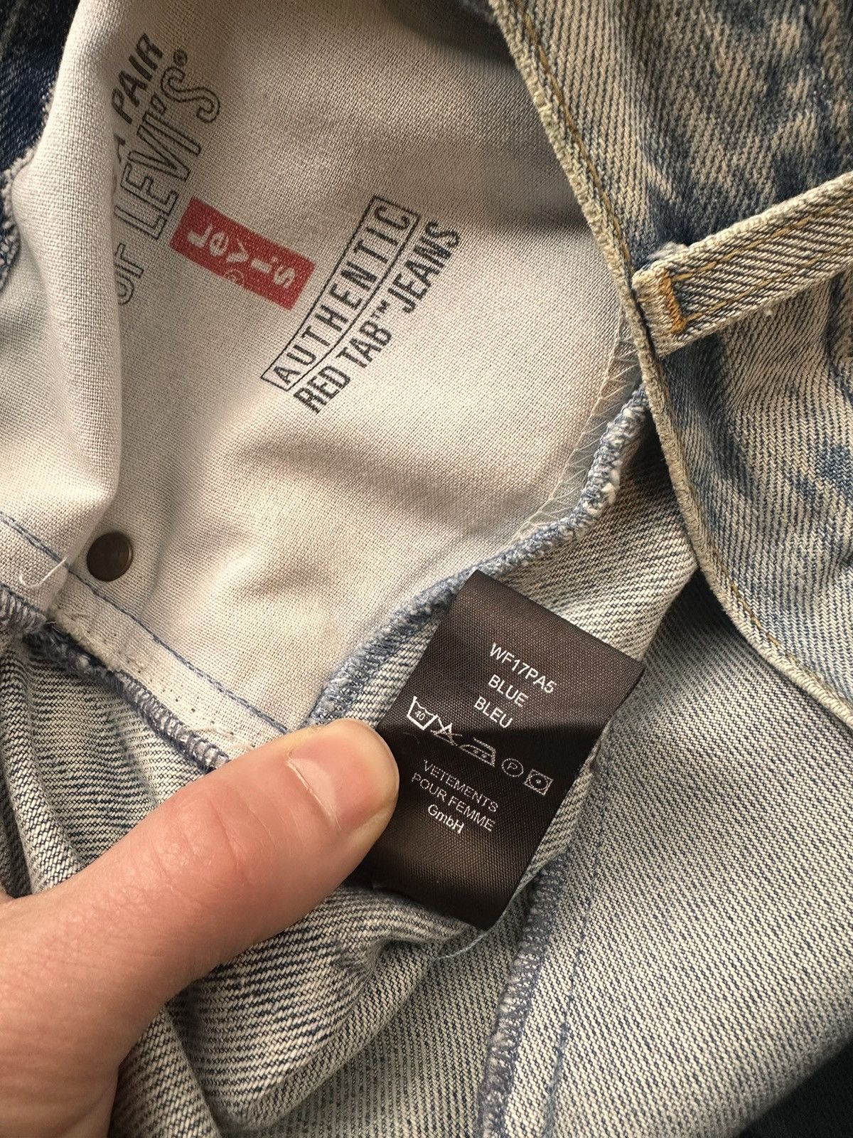 Vetements HIVER2017 Reconstructed Denim Size US 30 / EU 46 - 6 Thumbnail