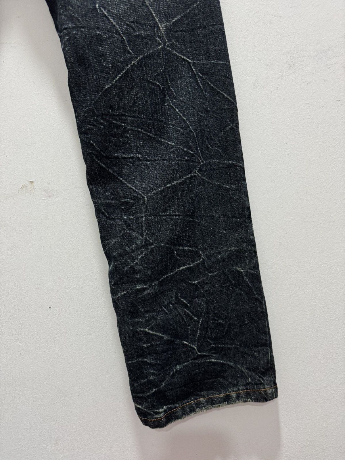 Japanese Brand JAPANESE DESIGN NYLAUS DOUBLE WAIST SEDITIONARIES STYLE JEAN Size US 30 / EU 46 - 12 Thumbnail