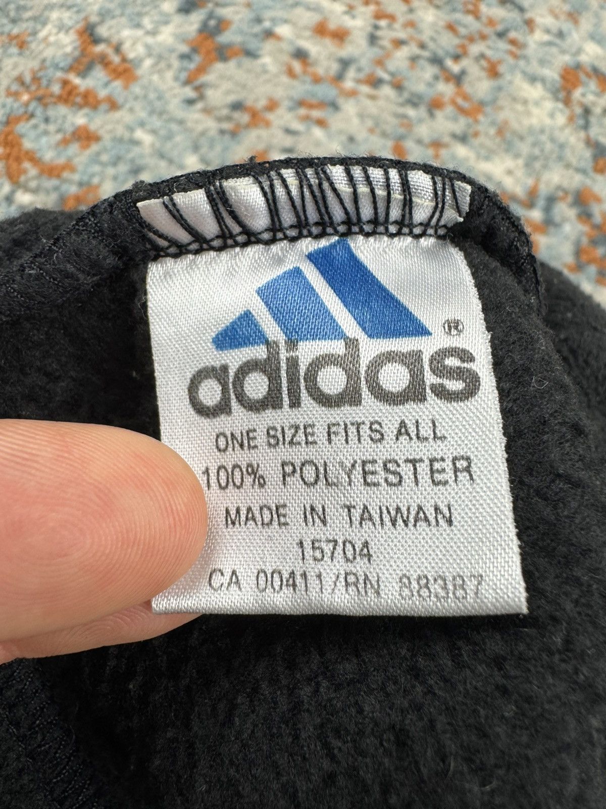 Adidas Vintage 90s Adidas crazy raver fleece beanie gabber techno Size ONE SIZE - 7 Thumbnail