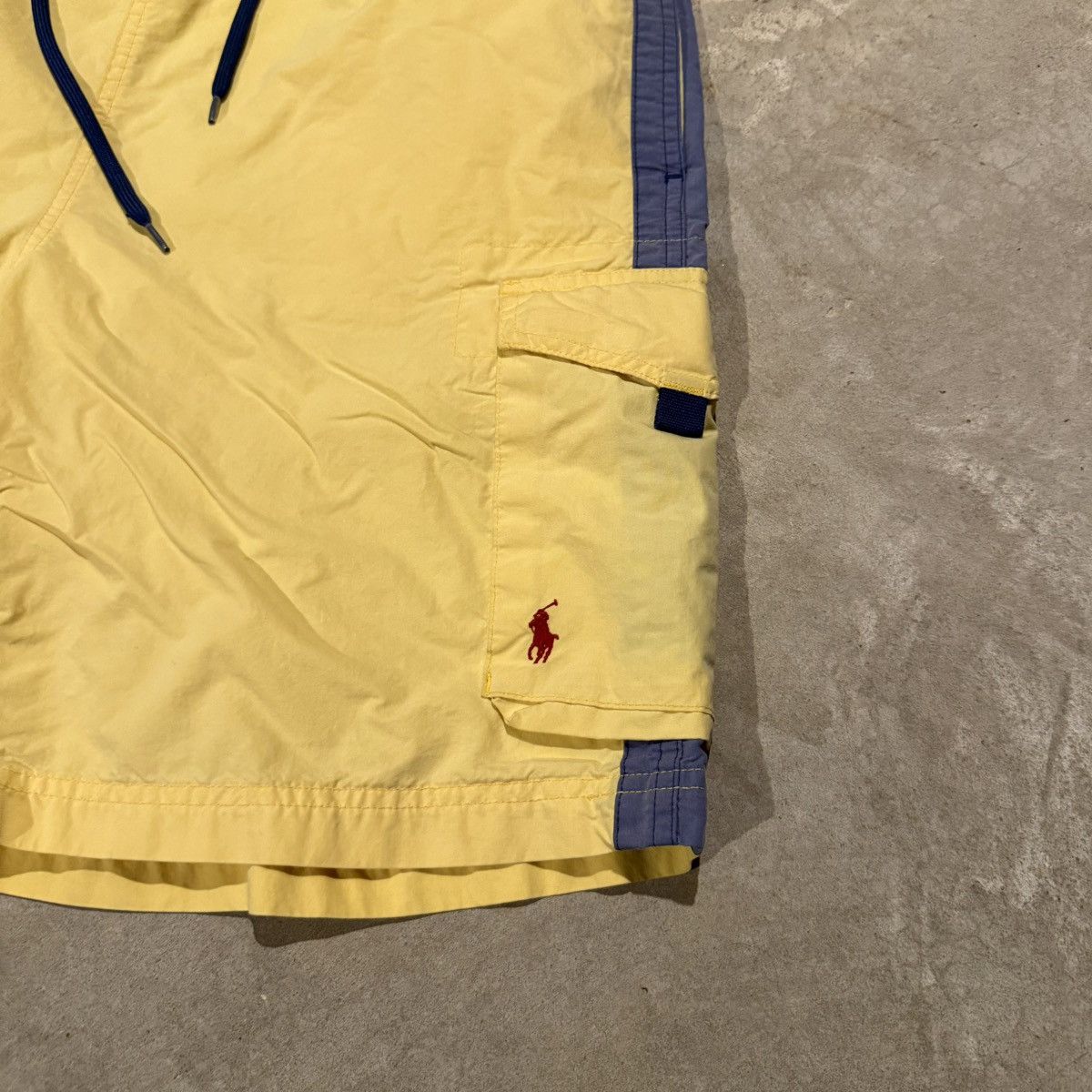 Polo Ralph Lauren Vintage 1990s Polo Sport Faded Pony Board Shorts ERD Grunge Size US 36 / EU 52 - 3 Thumbnail