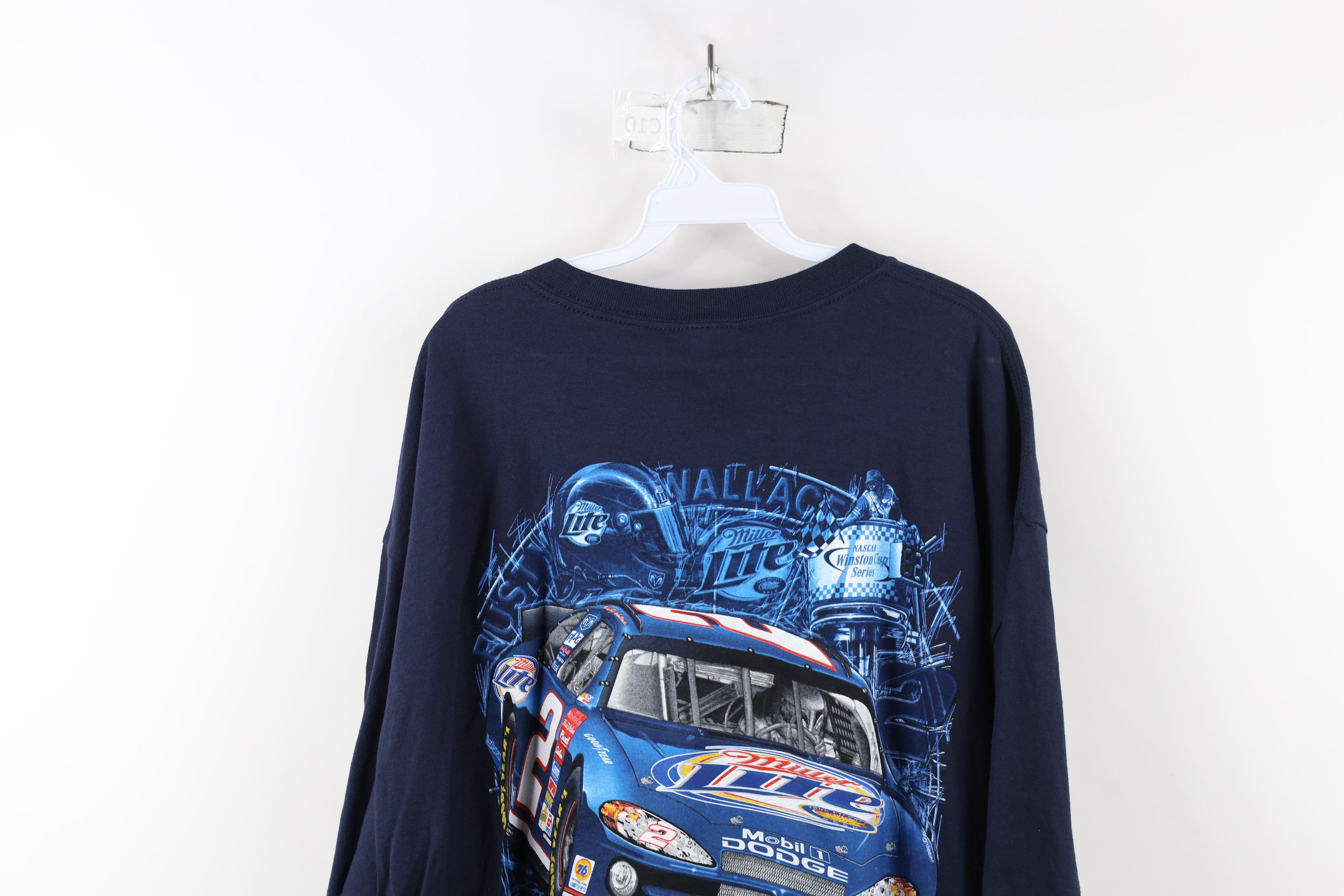 Vintage NOS Vintage Y2K 2001 NASCAR Racing All Over Print T-Shirt Size US XXL / EU 58 / 5 - 14 Thumbnail