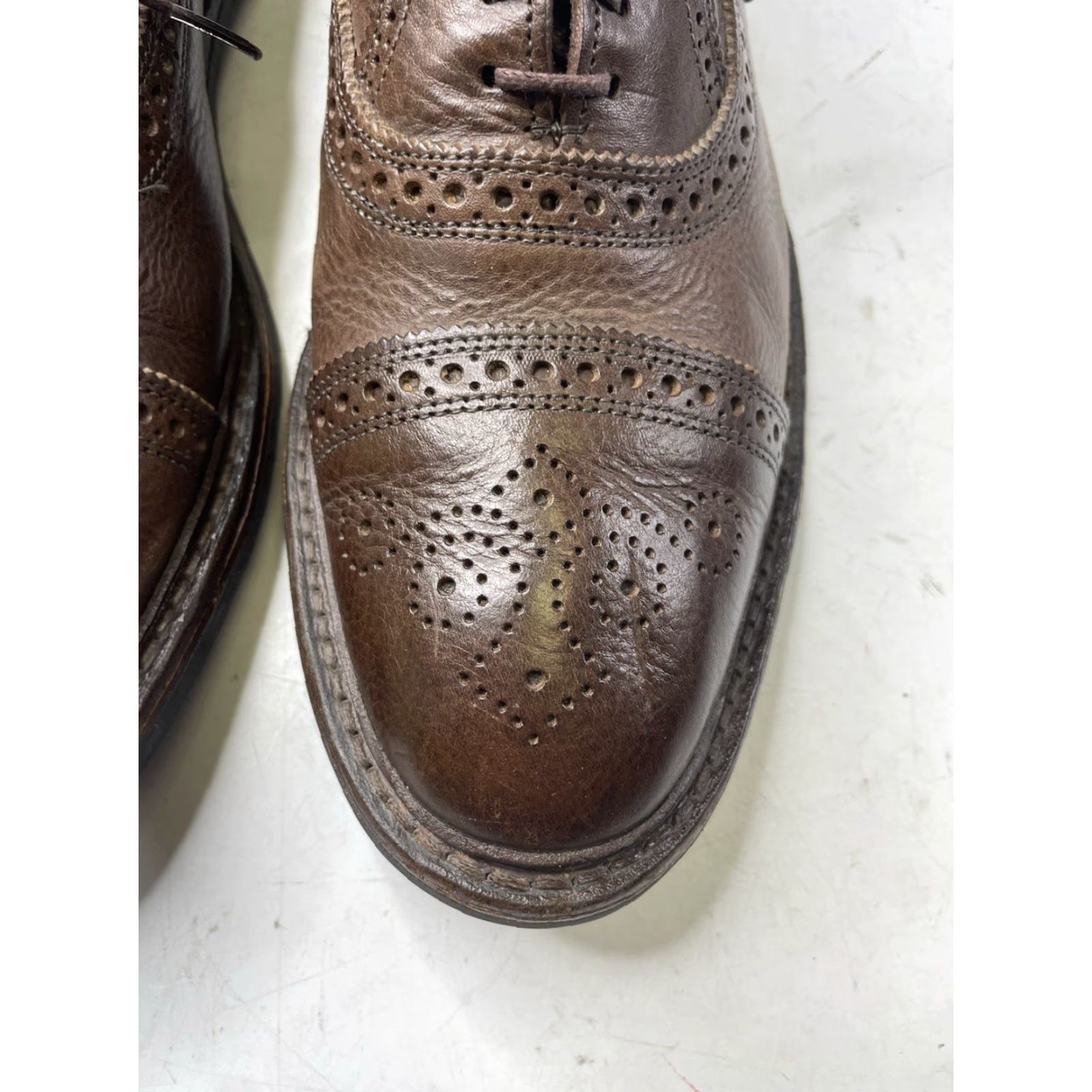 Allen Edmonds Strandmok Brown Leather Cap Toe Oxford Dress Shoes 11.5 D Mens Shoes Brown Leather Oxford Cap Toe Dress Shoes 11.5 D Mens
