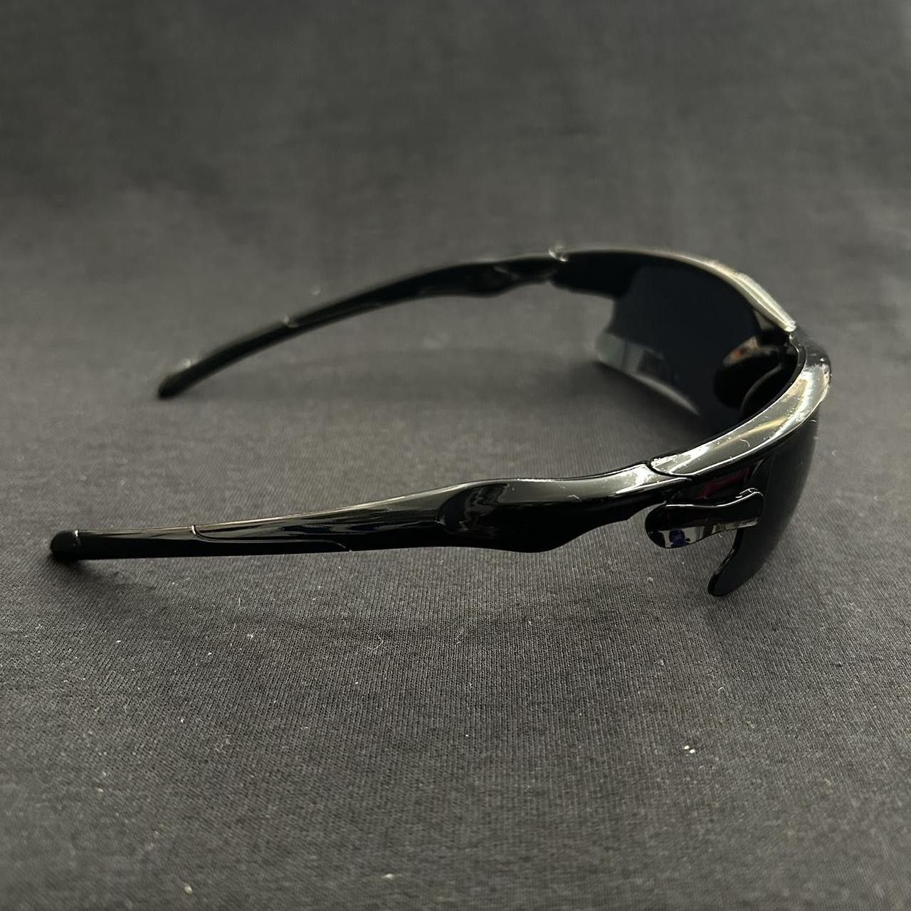 Japanese Brand × Vintage Y2K 2000s Style Cycling Skater Hip Hop Black Tint Sunglasses Size ONE SIZE - 3 Thumbnail
