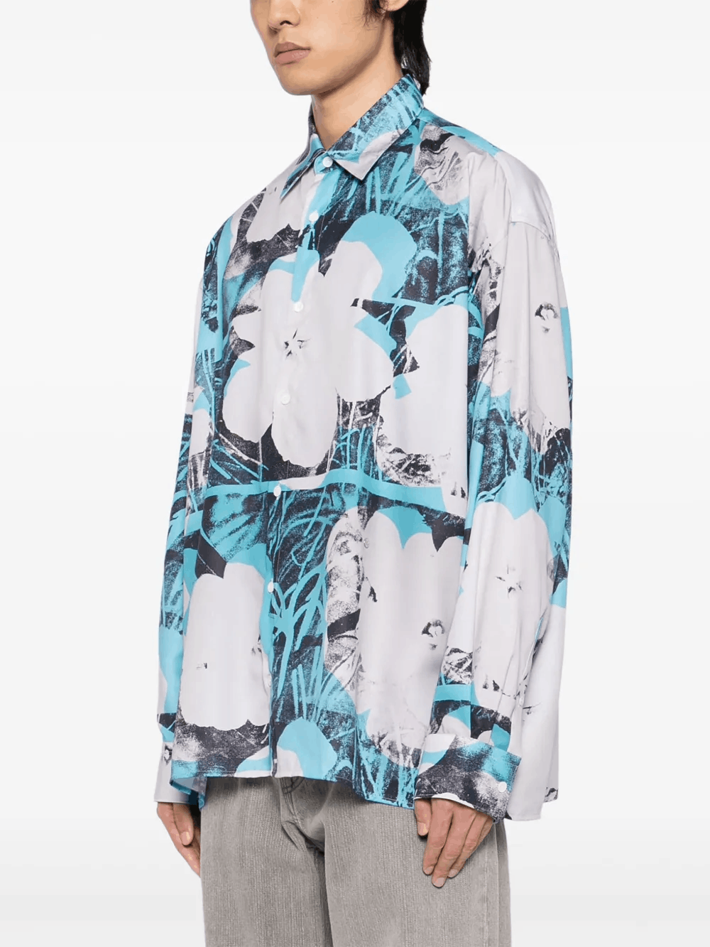 Other Men Flower Shirt Size US M / EU 48-50 / 2 - 1 Thumbnail