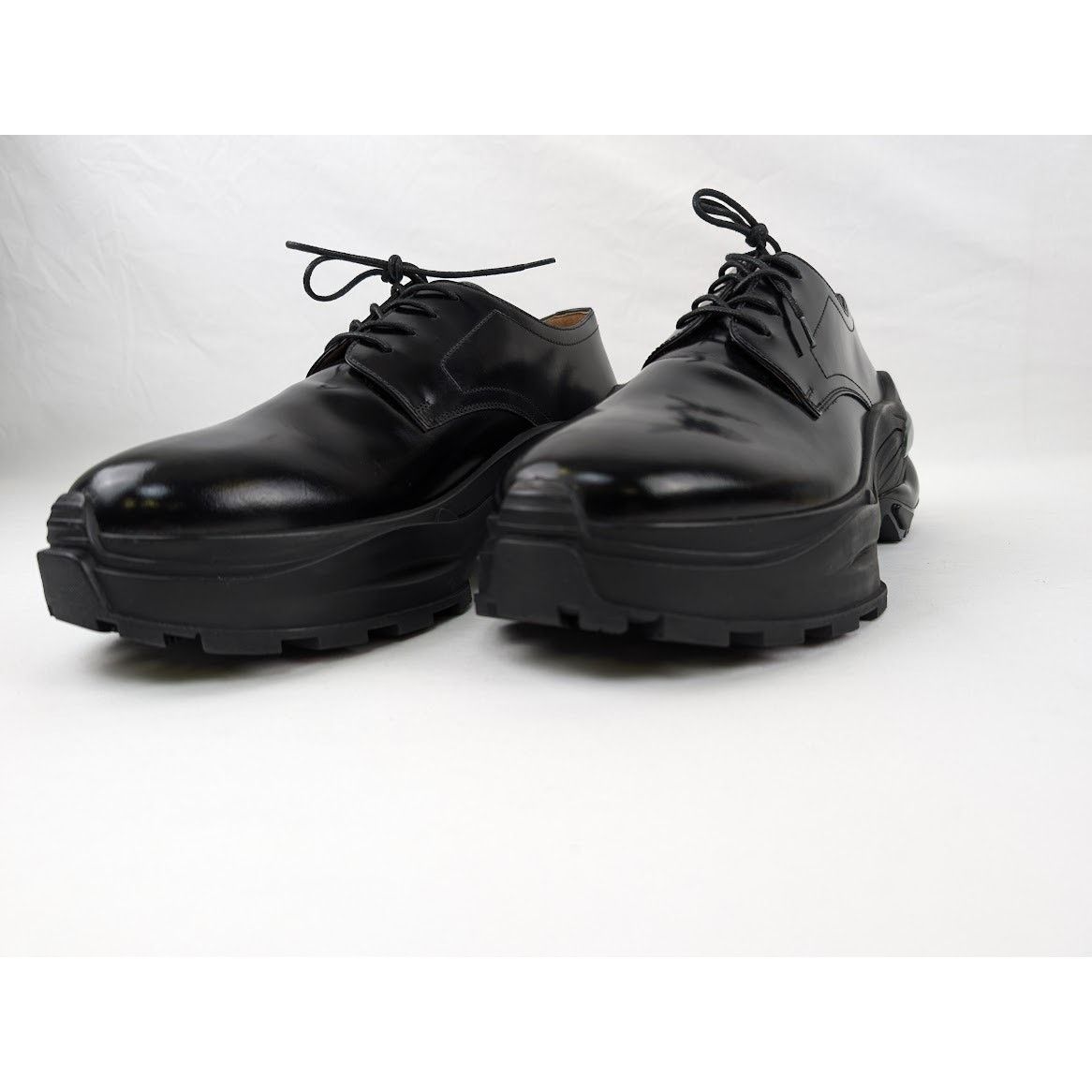 Maison Margiela o1rshd1 Chunky Sole Lace-up Shoes in Black Size US 11 / EU 44 - 7 Thumbnail