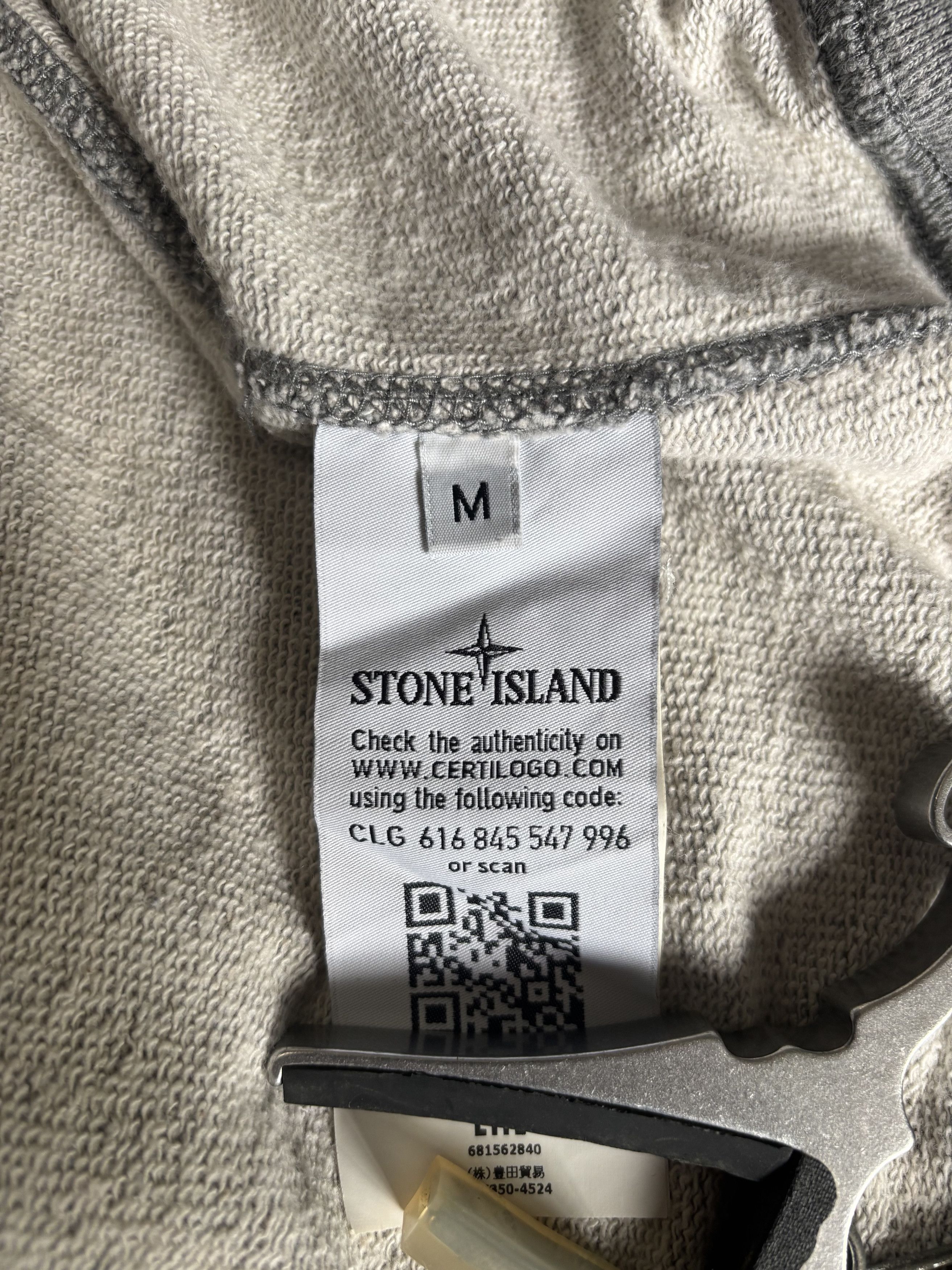 Stone Island Stone Island Classic Pullover Hoodie Grey M Size US M / EU 48-50 / 2 - 5 Thumbnail