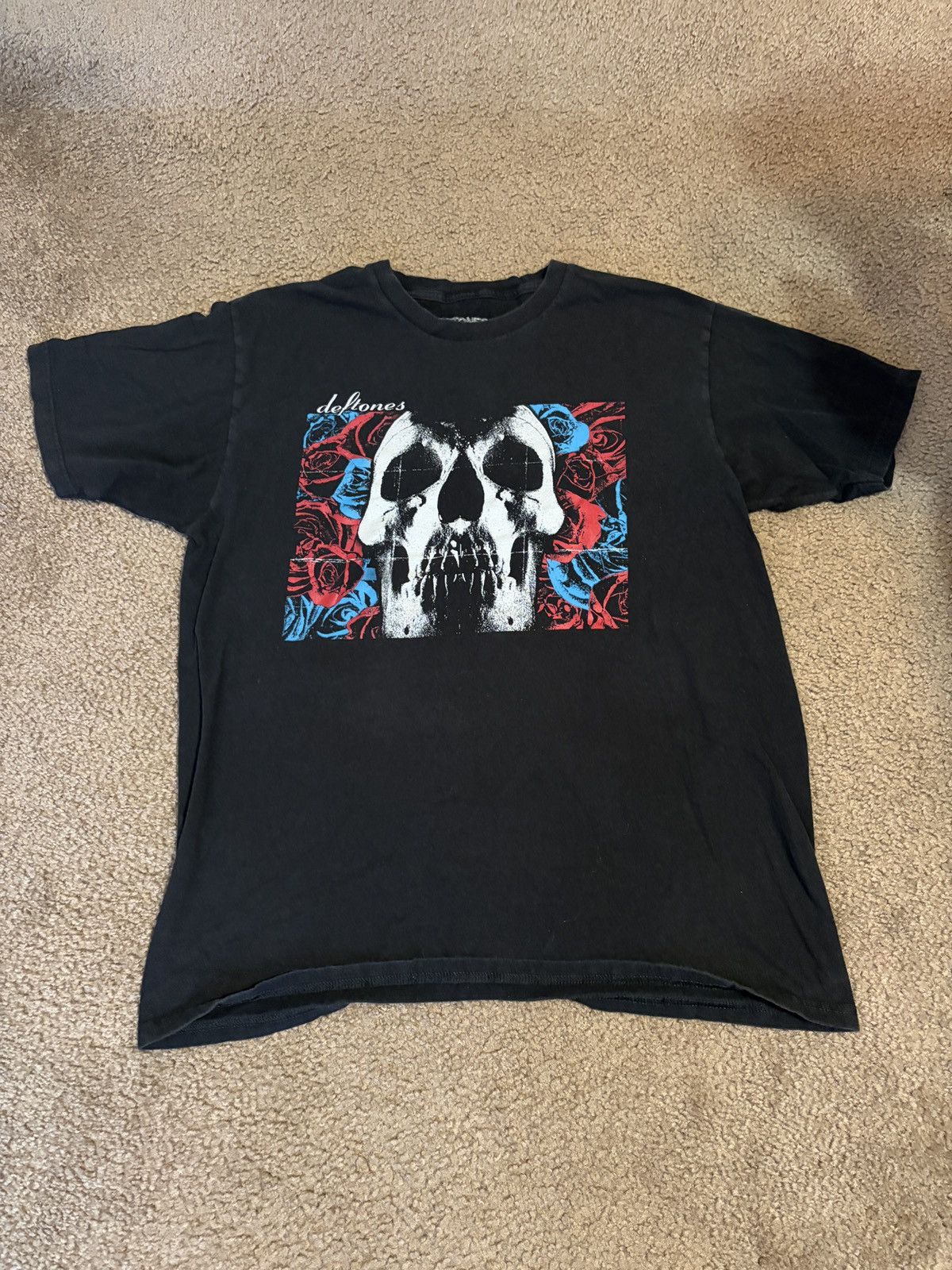 Other Deftones Skull Roses Shirt Size Large Black Short Sleeve Size US L / EU 52-54 / 3 - 2 Thumbnail