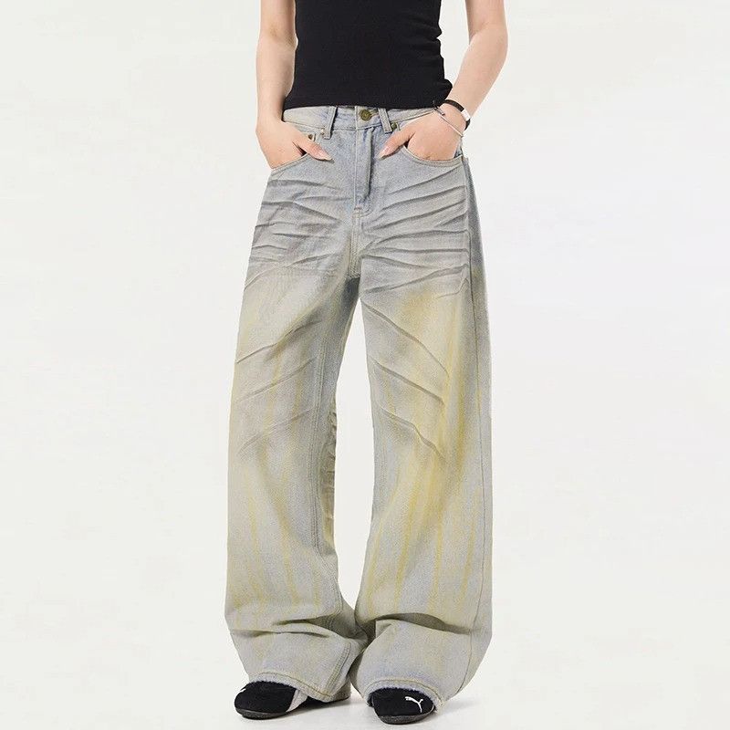 Jean American Loose Wide Leg Jeans Size US 33 - 3 Thumbnail