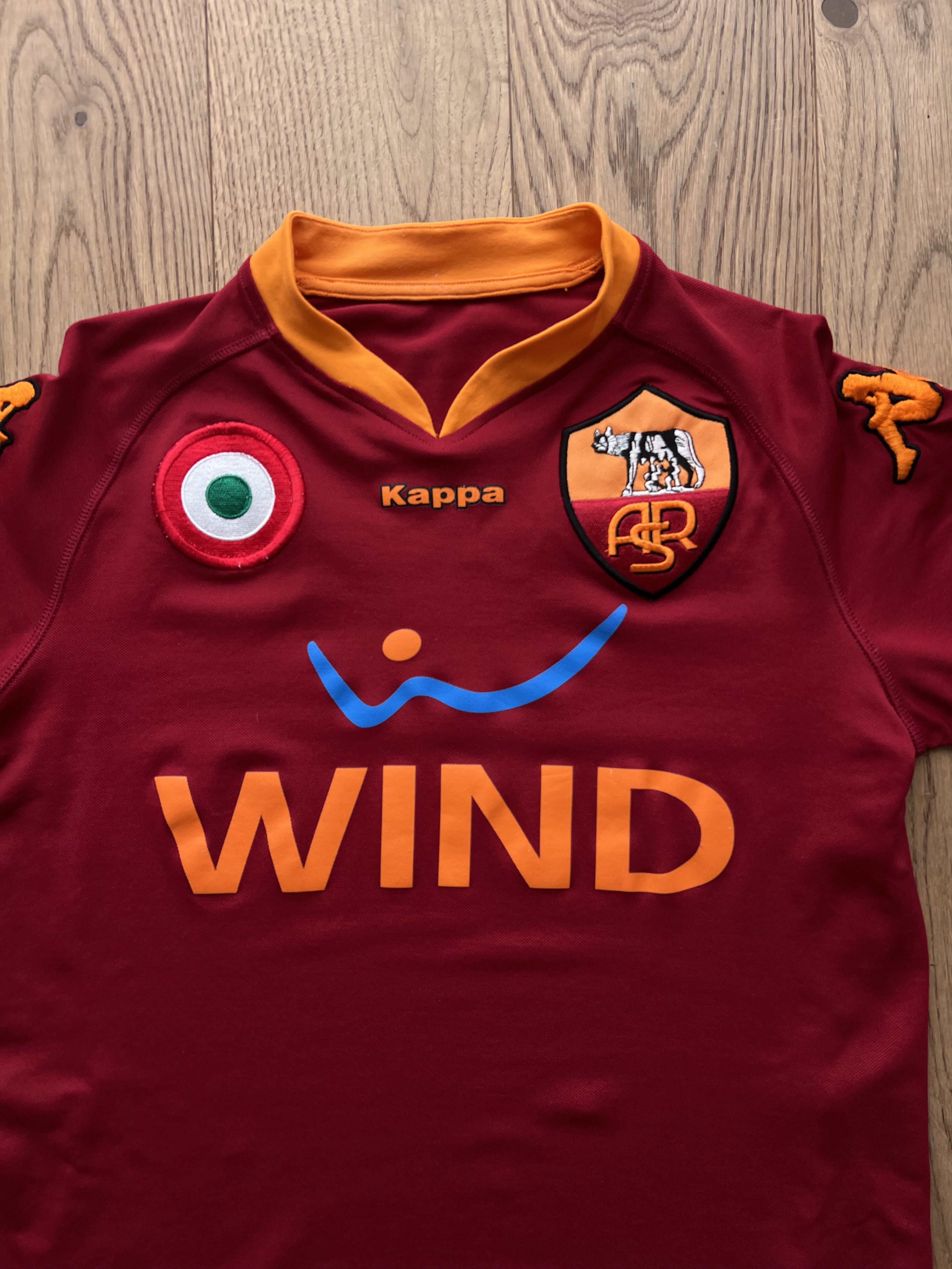 Kappa Rare Kappa AS Roma vintage 2007 home football jersey stretch Size US S / EU 44-46 / 1 - 7 Thumbnail