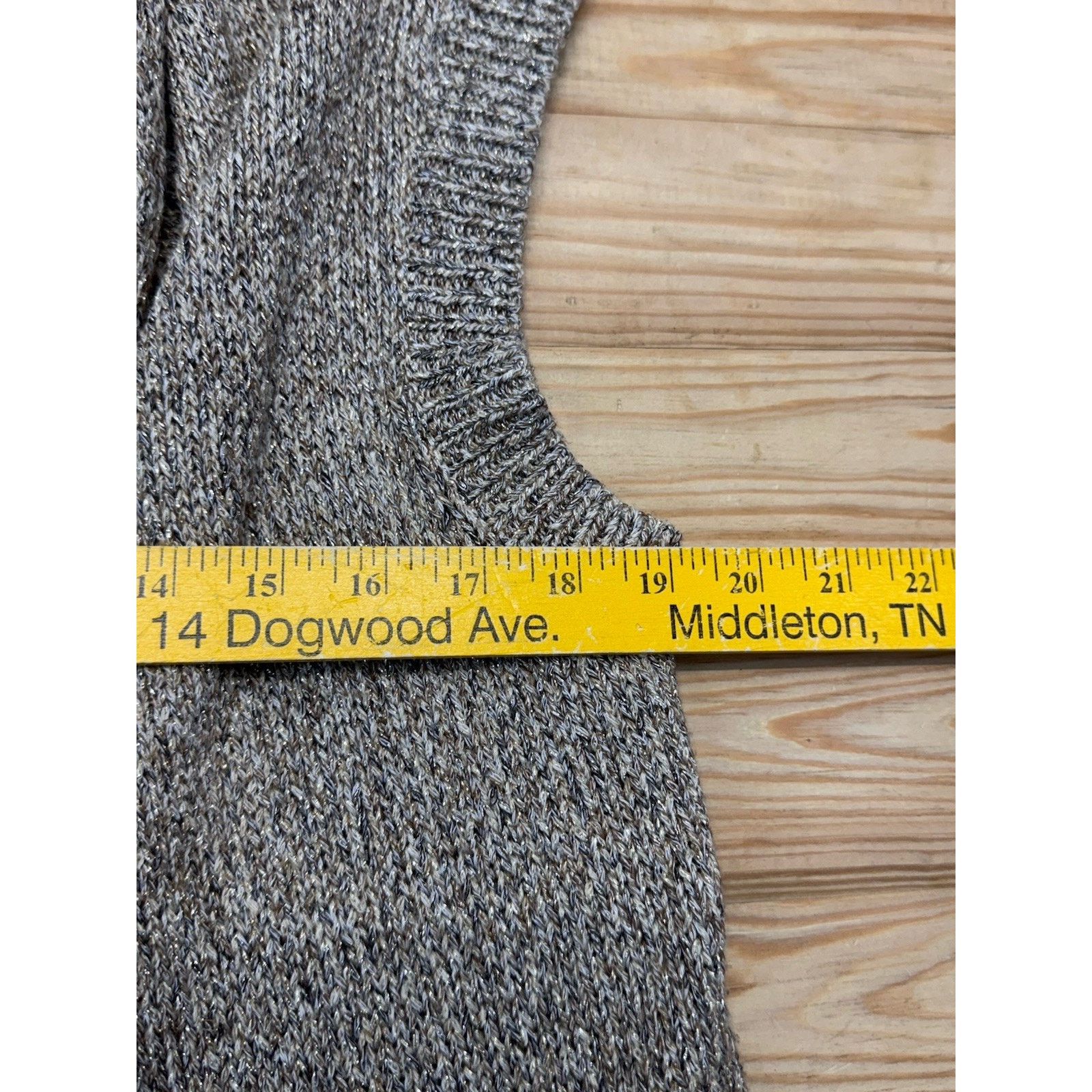 Chicos Chico’s Crochet Duster Cardigan Size 1 US M Brown Women’s Size M / US 6-8 / IT 42-44 - 4 Thumbnail