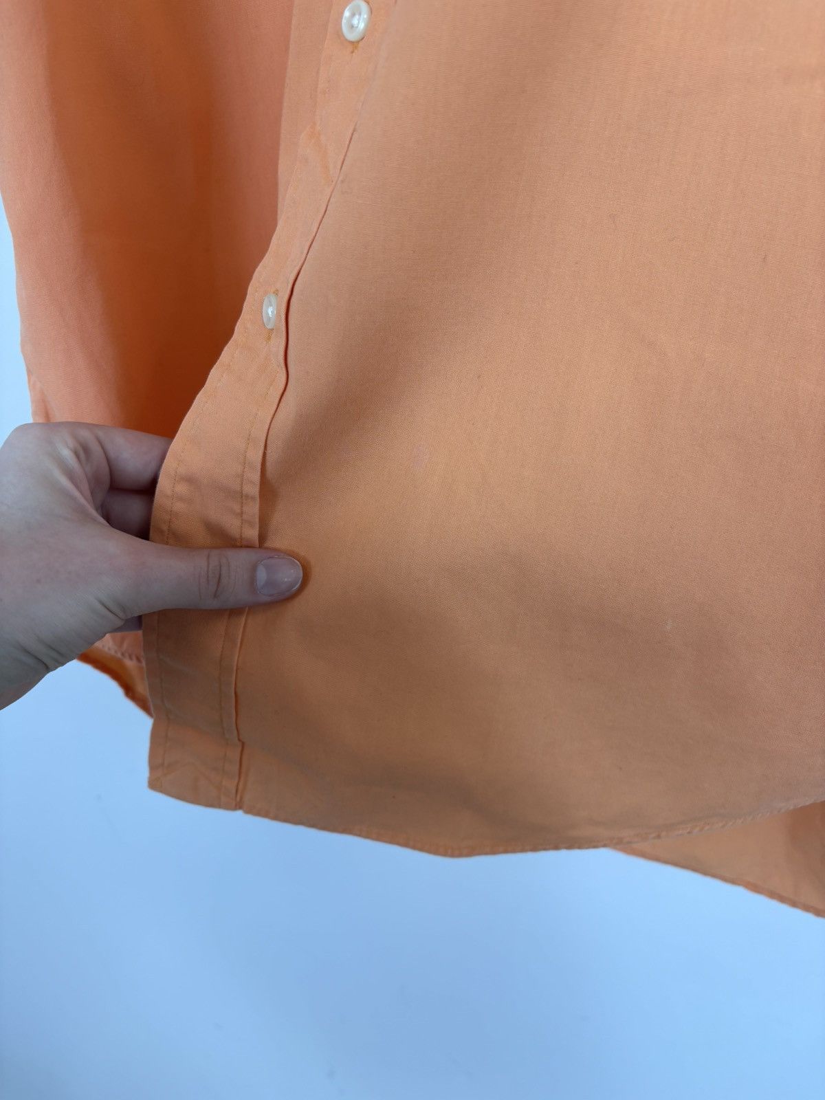 Ralph Lauren Ralph Lauren Vintage Men’s Blake Orange Short Sleeve Shirt Size US L / EU 52-54 / 3 - 8 Thumbnail