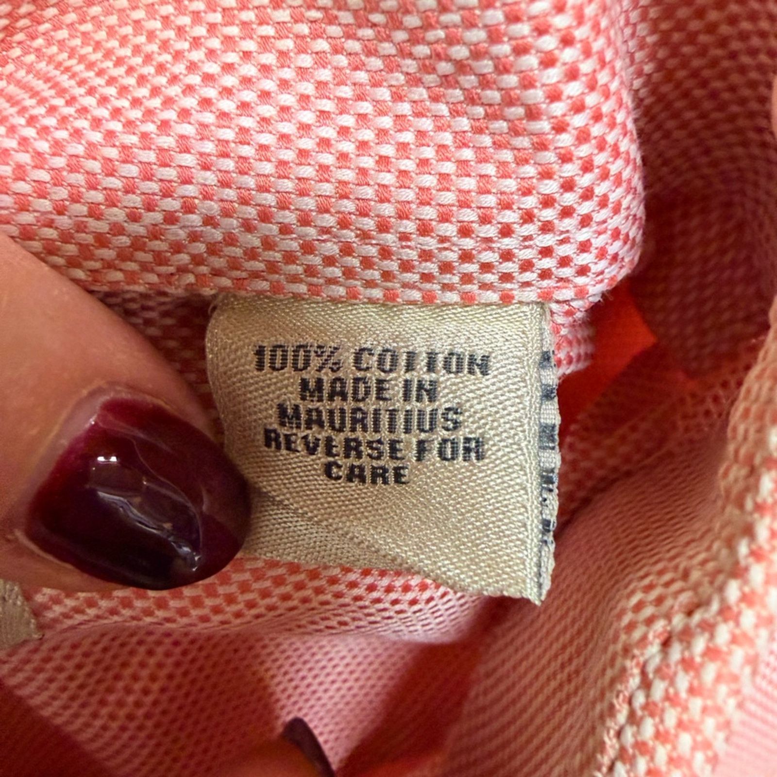 Peter Millar Peter Millar Men's Pink Dress Shirt Size US L / EU 52-54 / 3 - 3 Thumbnail
