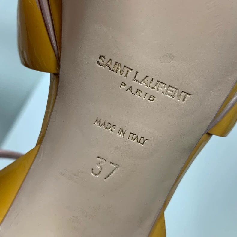 Yves Saint Laurent Yves Saint Laurent Yellow High Heels Size 37-2506 Size US 7 / IT 37 - 8 Thumbnail