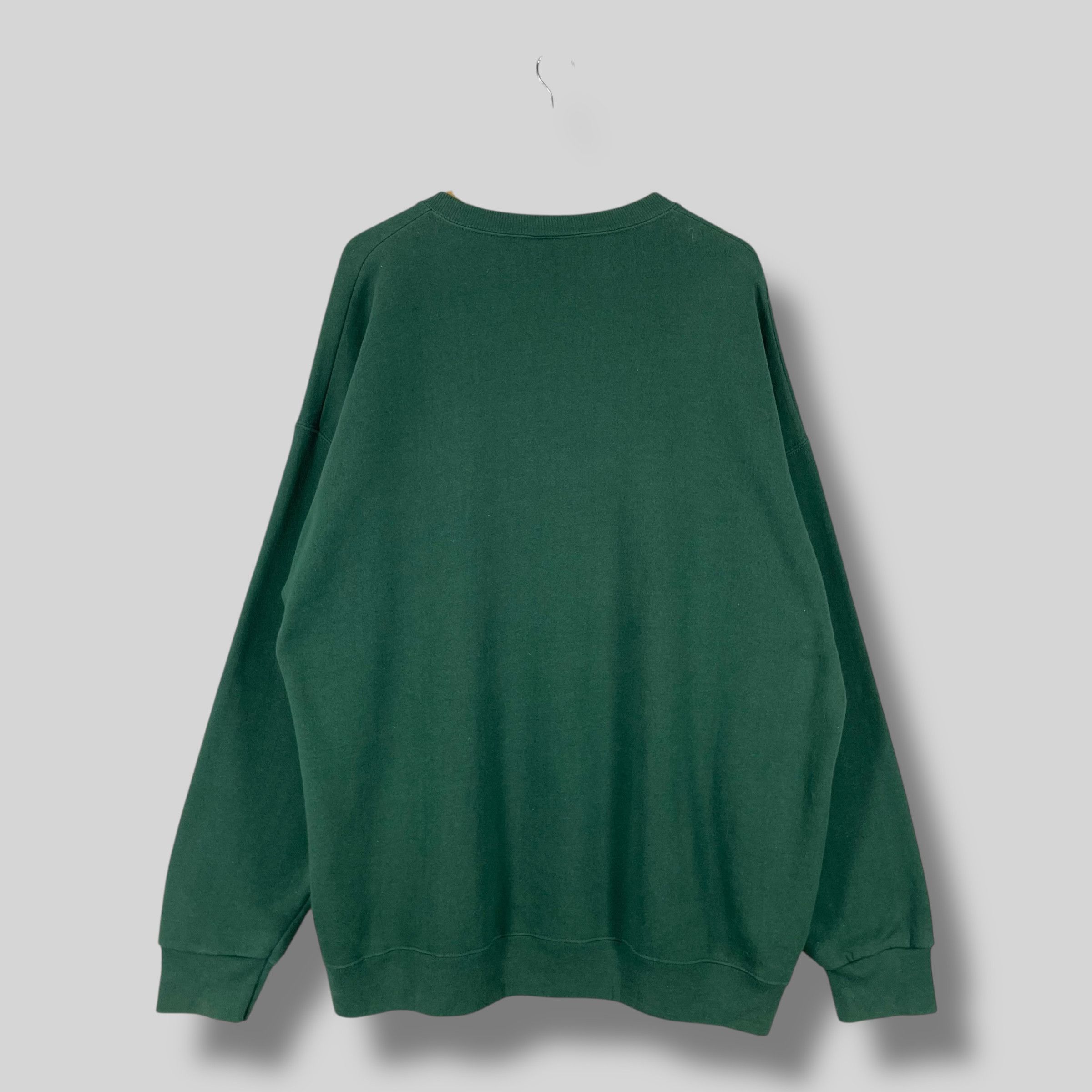 NFL Vintage 90's Nutmeg Green Bay PACKERS Nfl Sweatshirt Size US XXL / EU 58 / 5 - 7 Thumbnail