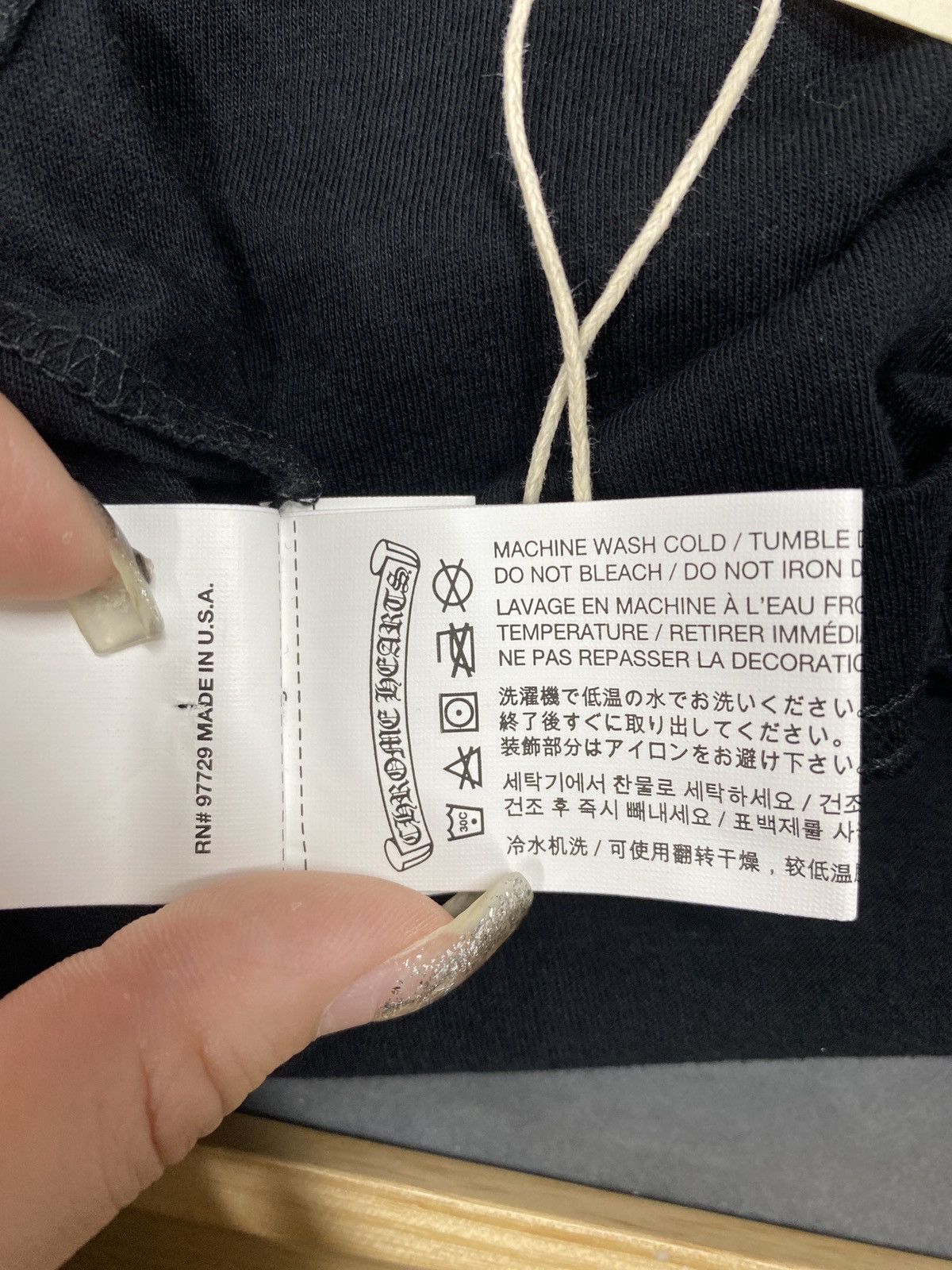 Chrome Hearts Chrome Hearts Blue Script Logo Short Sleeve T-shirt Size US S / EU 44-46 / 1 - 5 Thumbnail
