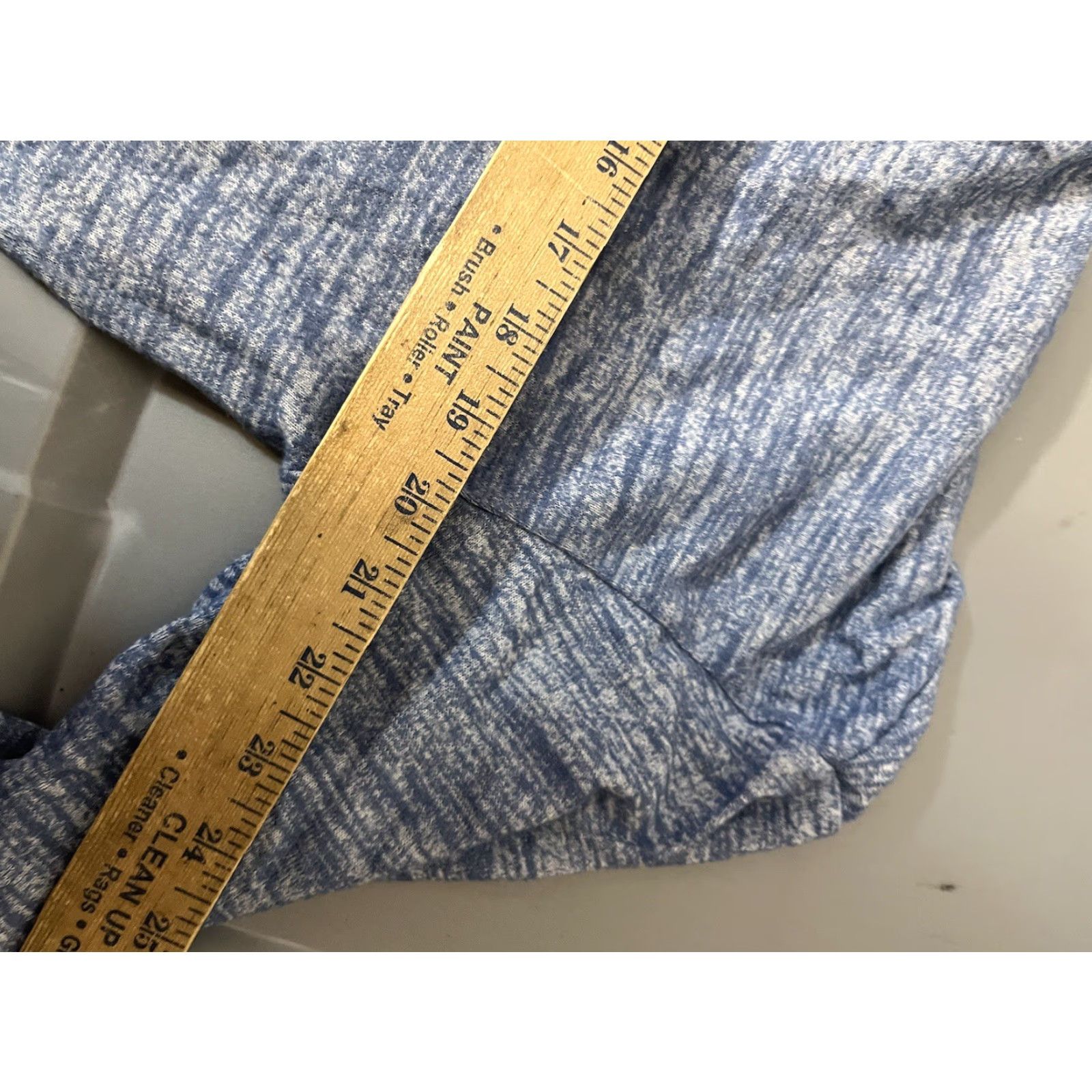 Gap Gap Hoodie Womens Medium Blue Heather Knit Polyester Blend Long Sleeve Pullover Size M / US 6-8 / IT 42-44 - 5 Thumbnail