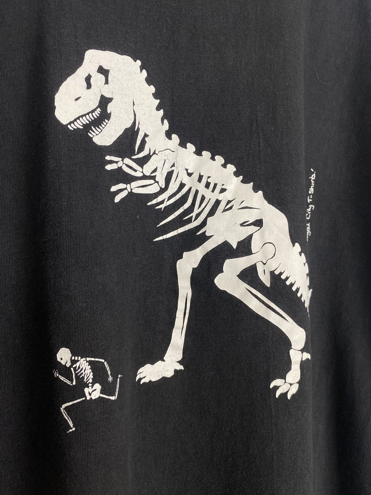 Band Tees × Japanese Brand × Vintage Vintage 90s Dinosaur Skeleton Royal City Tee Faded Size US XL / EU 56 / 4 - 5 Thumbnail