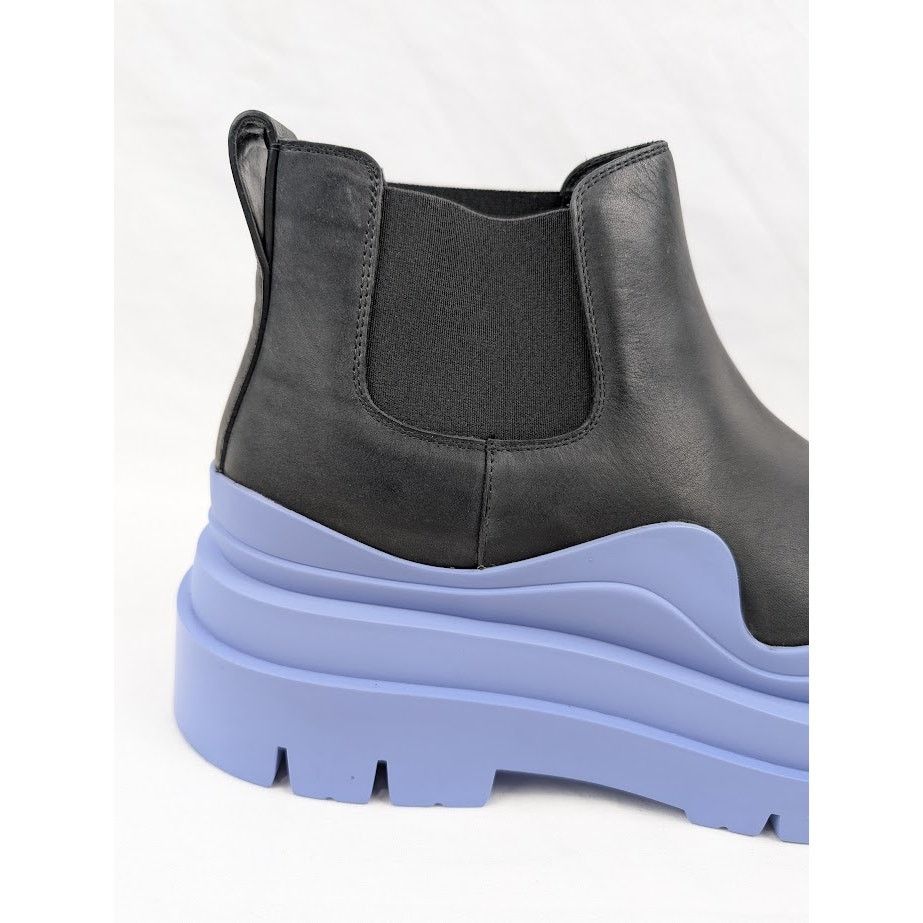 Bottega Veneta o1rshd1 Military Calf The Tire Boots in Black/Purple Size US 11 / EU 44 - 4 Thumbnail