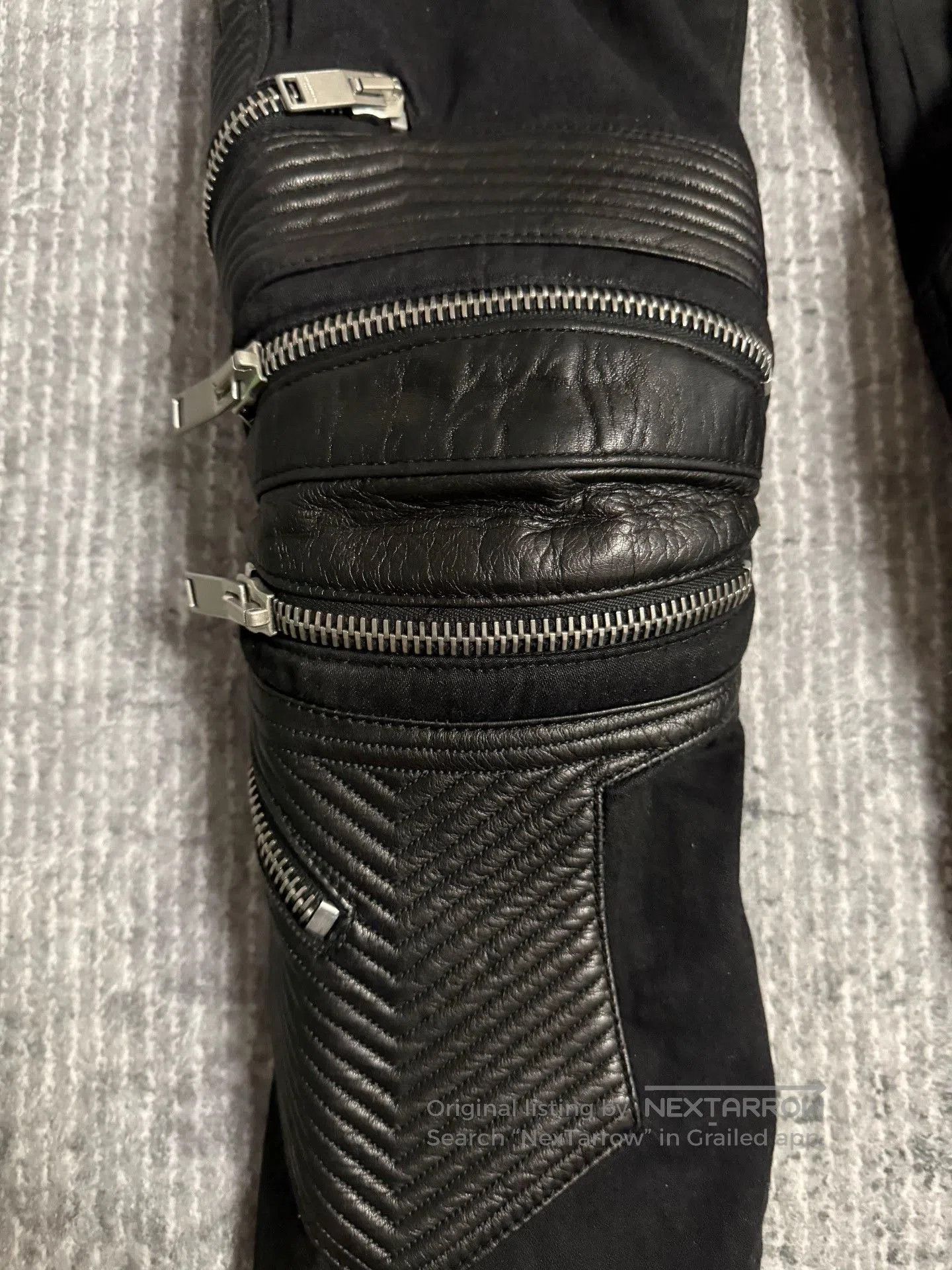 Saint Laurent Paris Saint Laurent D08 Black Biker Jeans. Size US 27 - 5 Thumbnail