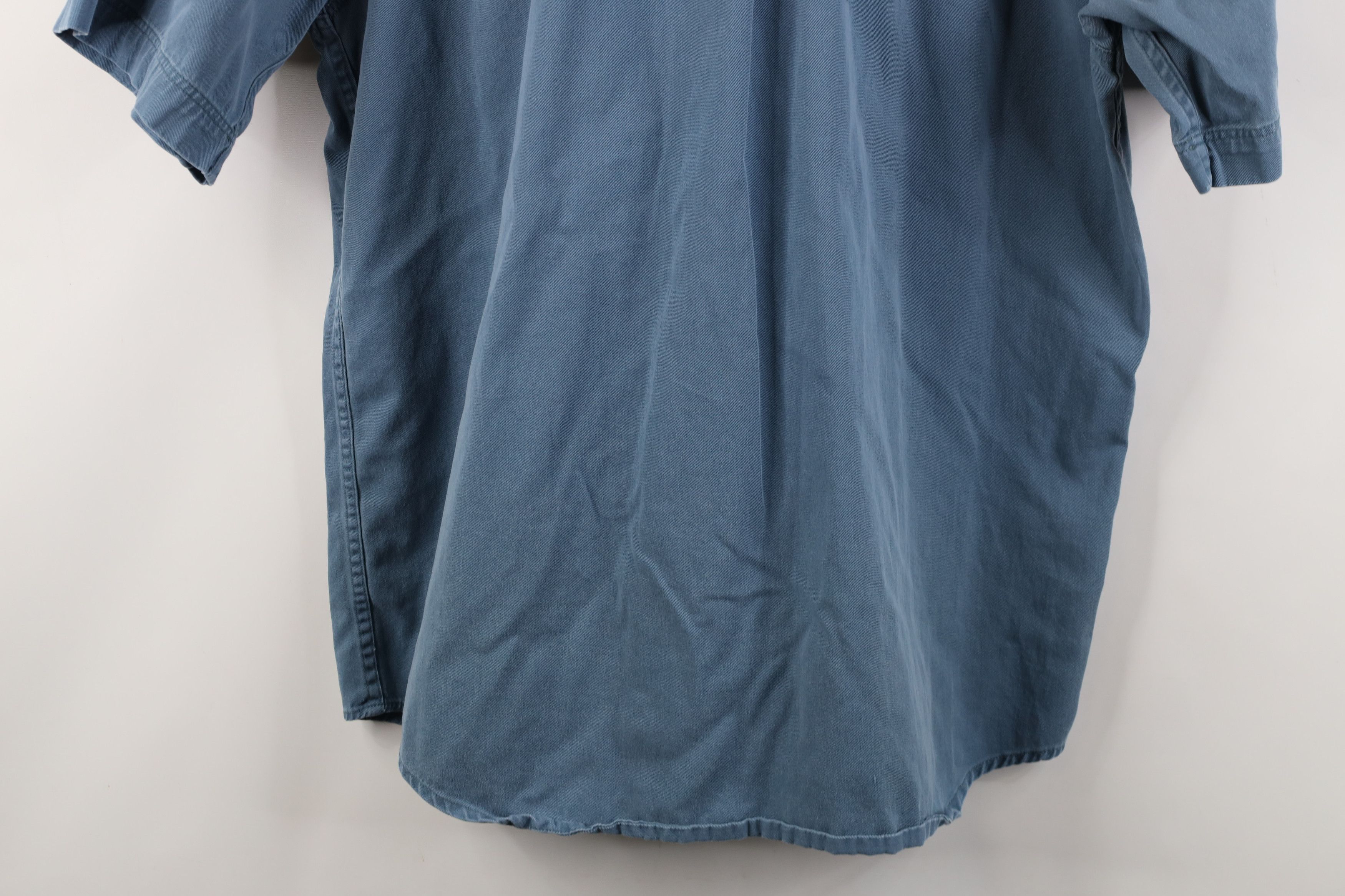Eddie Bauer Vintage 90s Eddie Bauer Stonewash Twill Button Down Shirt Size US L / EU 52-54 / 3 - 13 Thumbnail