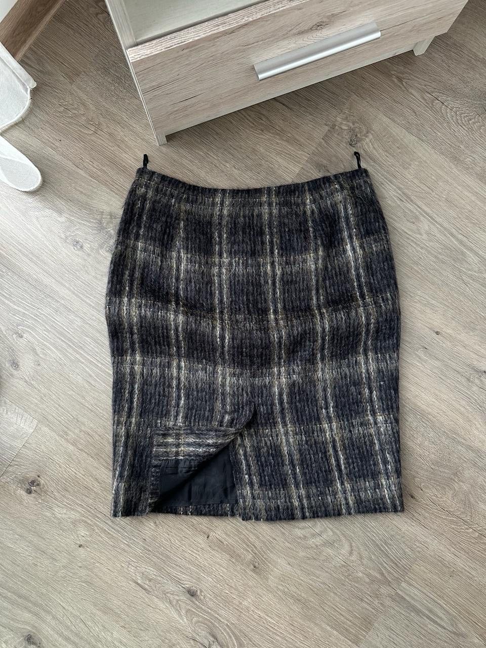 Max Mara × Vintage Vintage Max Mara Lana Wool Skirt Size 30" / US 8 / IT 44 - 7 Thumbnail