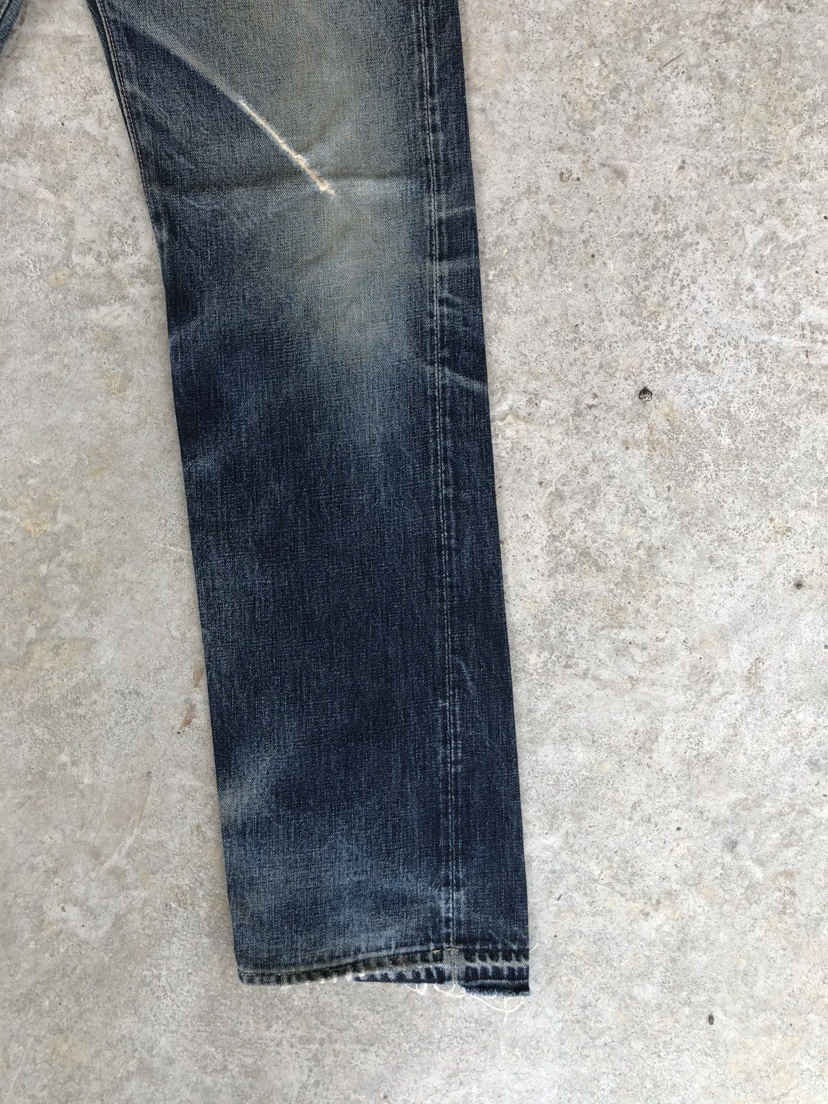 Momotaro Jeans Momotaro 0905SP Selvedge Denim Distressed Jeans Size US 31 - 8 Thumbnail