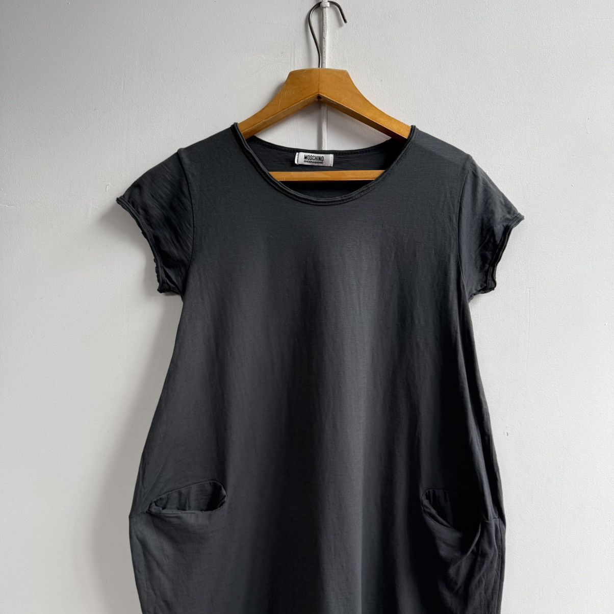 Moschino Moschino Cheap And Chic Grey Cotton Maxi Dress Size L / US 10 / IT 46 - 6 Thumbnail
