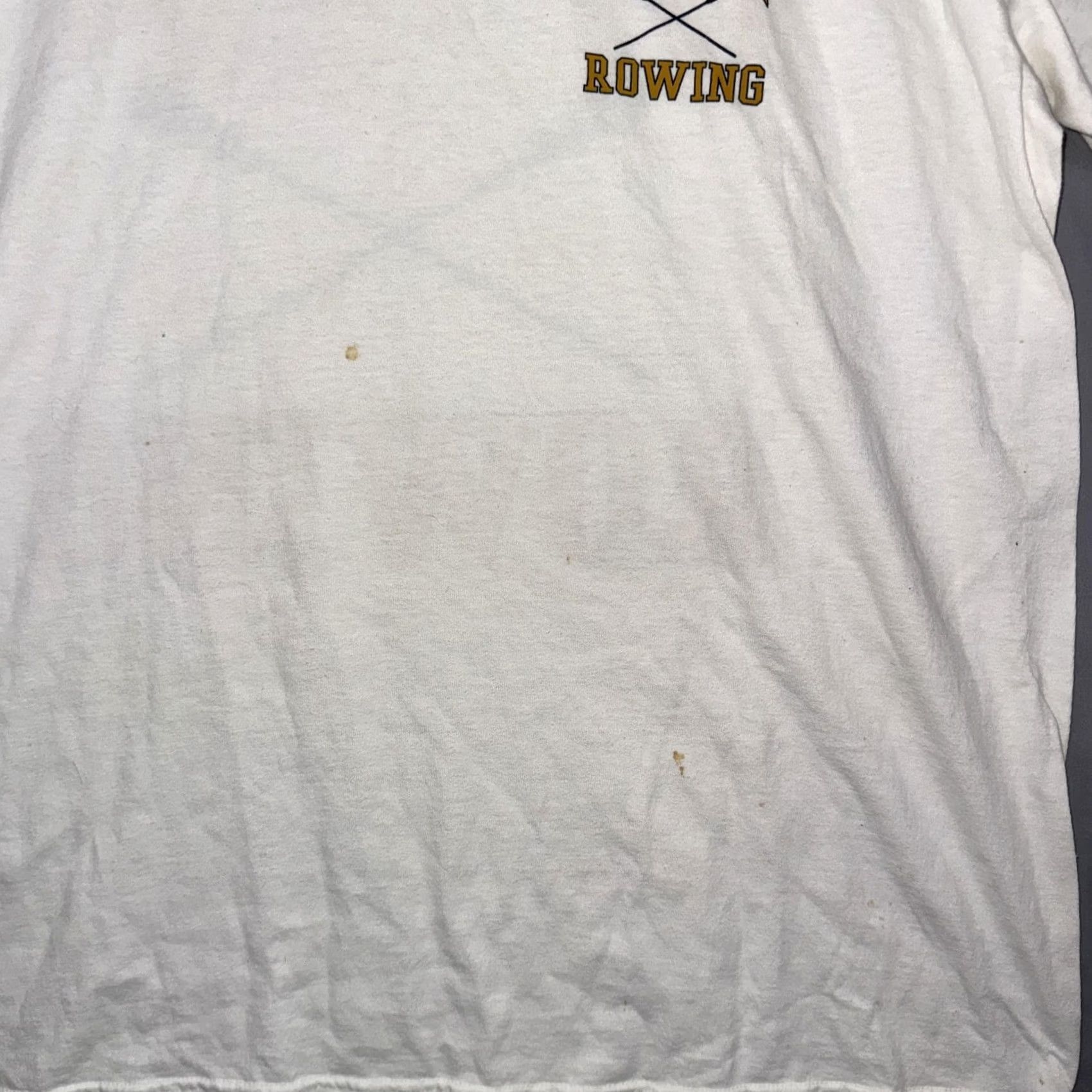Tommy Hilfiger VINTAGE Tommy Hilfiger Shirt Mens L White Rowing Oars Graphic Tee USA 90s Mens Size US L / EU 52-54 / 3 - 5 Thumbnail