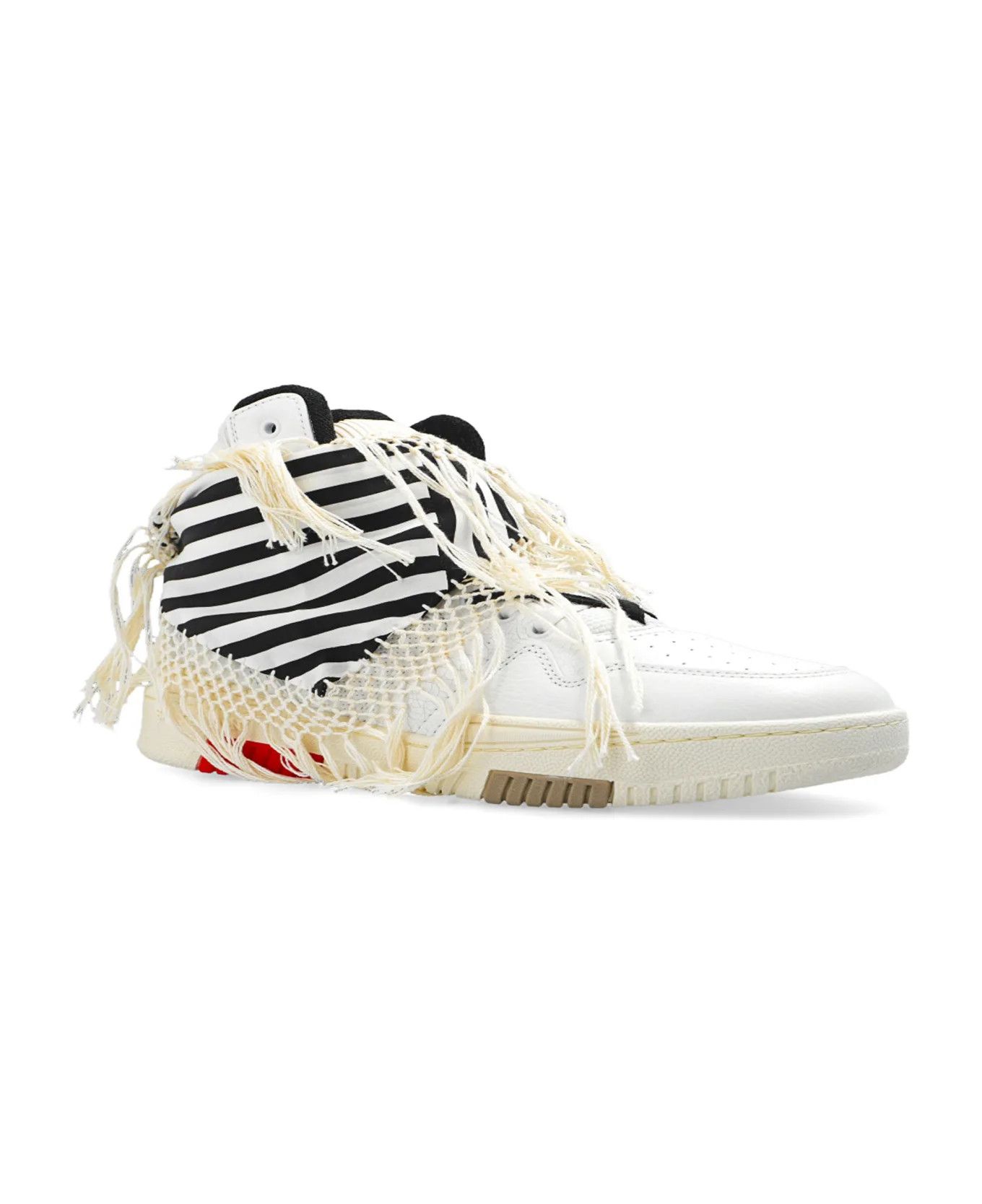 Saint Laurent Paris o1bcso1str1225 Smith Sneakers In Grained Leather in White Size US 9 / IT 39 - 3 Thumbnail