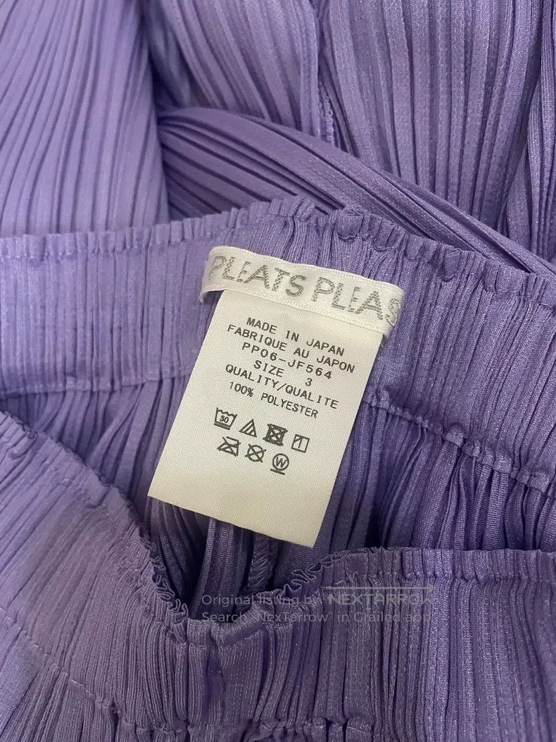 Issey Miyake Issey Miyake Purple Tank Top Size L / US 10 / IT 46 - 8 Thumbnail