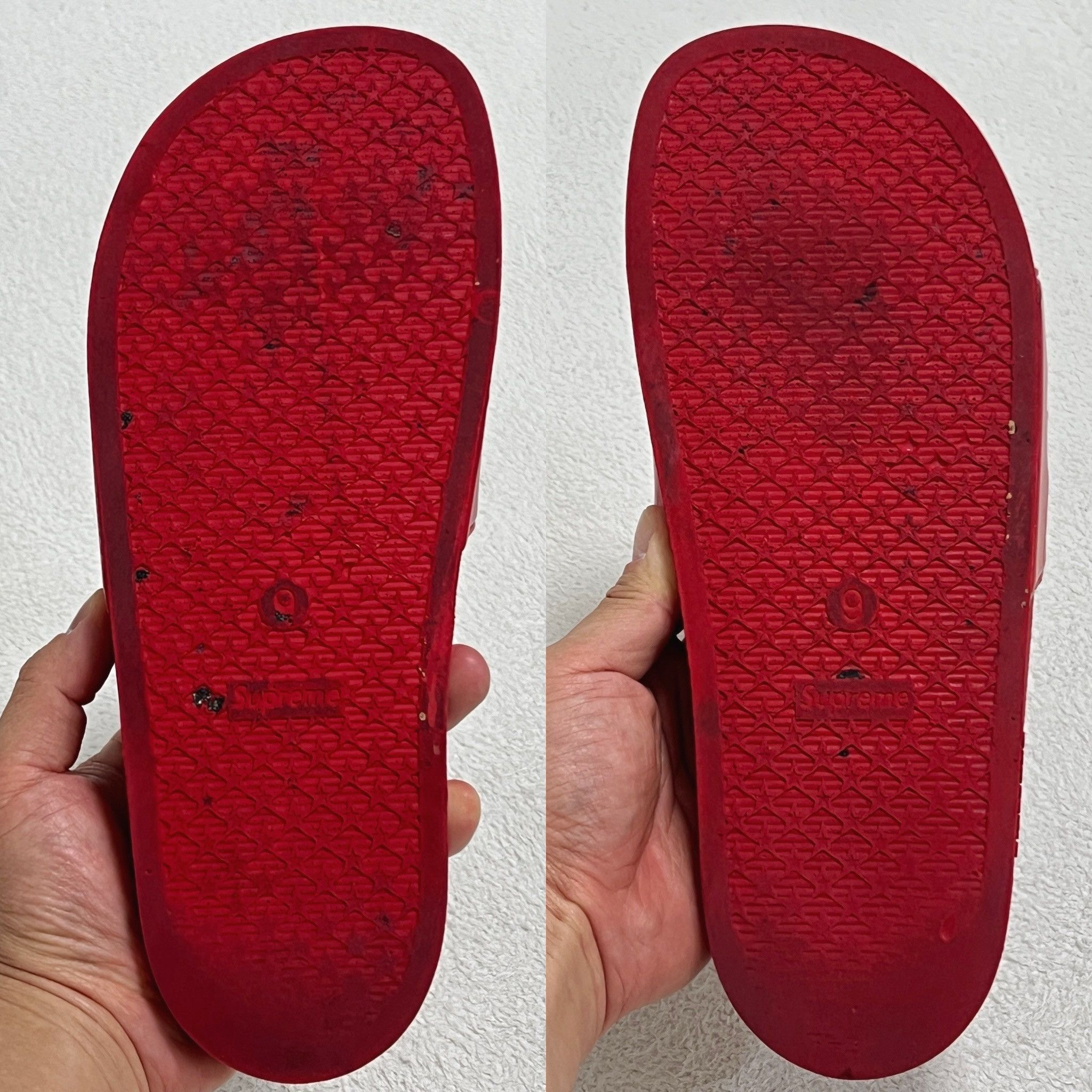 Supreme Supreme 14SS Slides Red Size US 9 / EU 42 - 5 Thumbnail