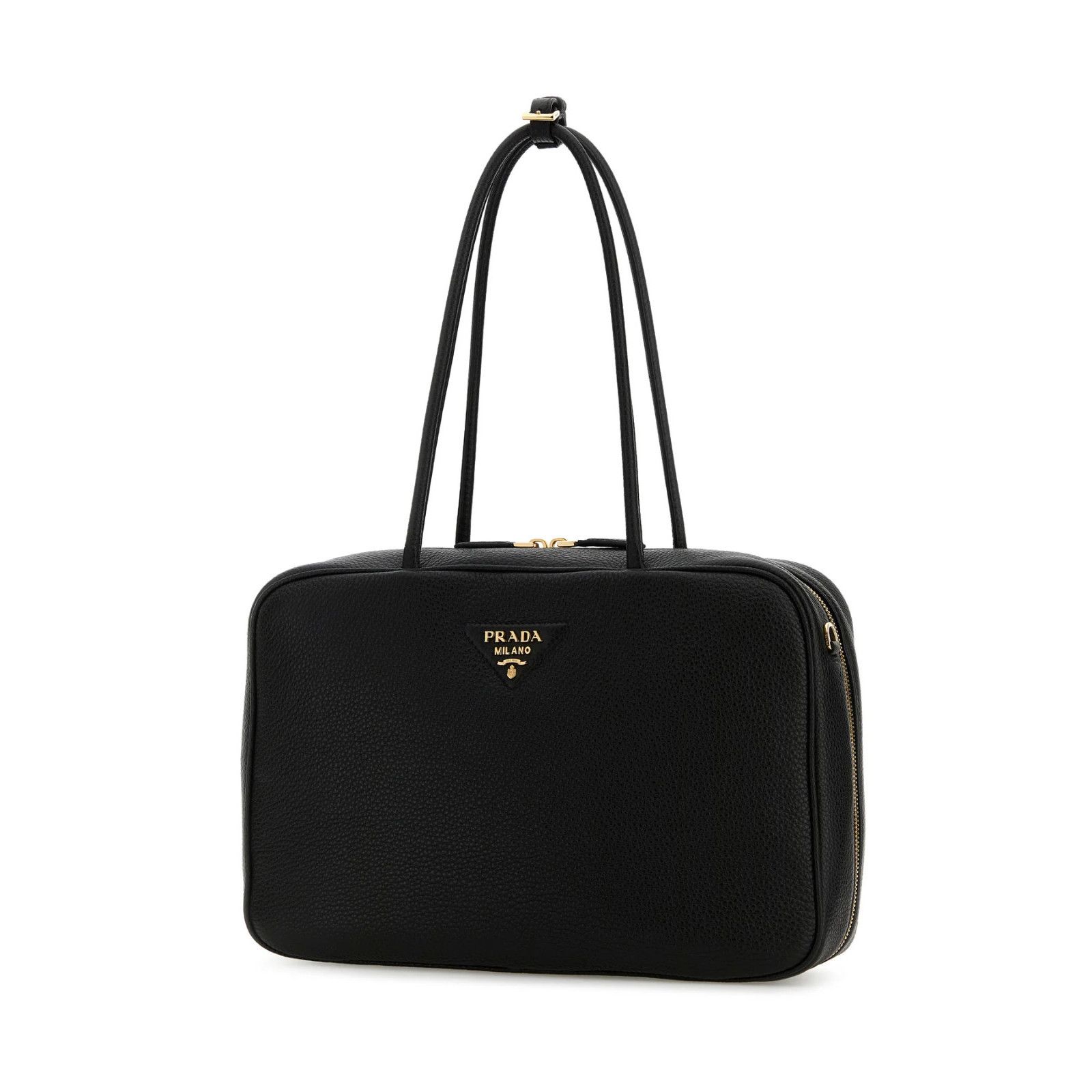 Prada PRADA Medium Black Leather Shoulder Bag New & Authentic Size ONE SIZE - 2 Thumbnail