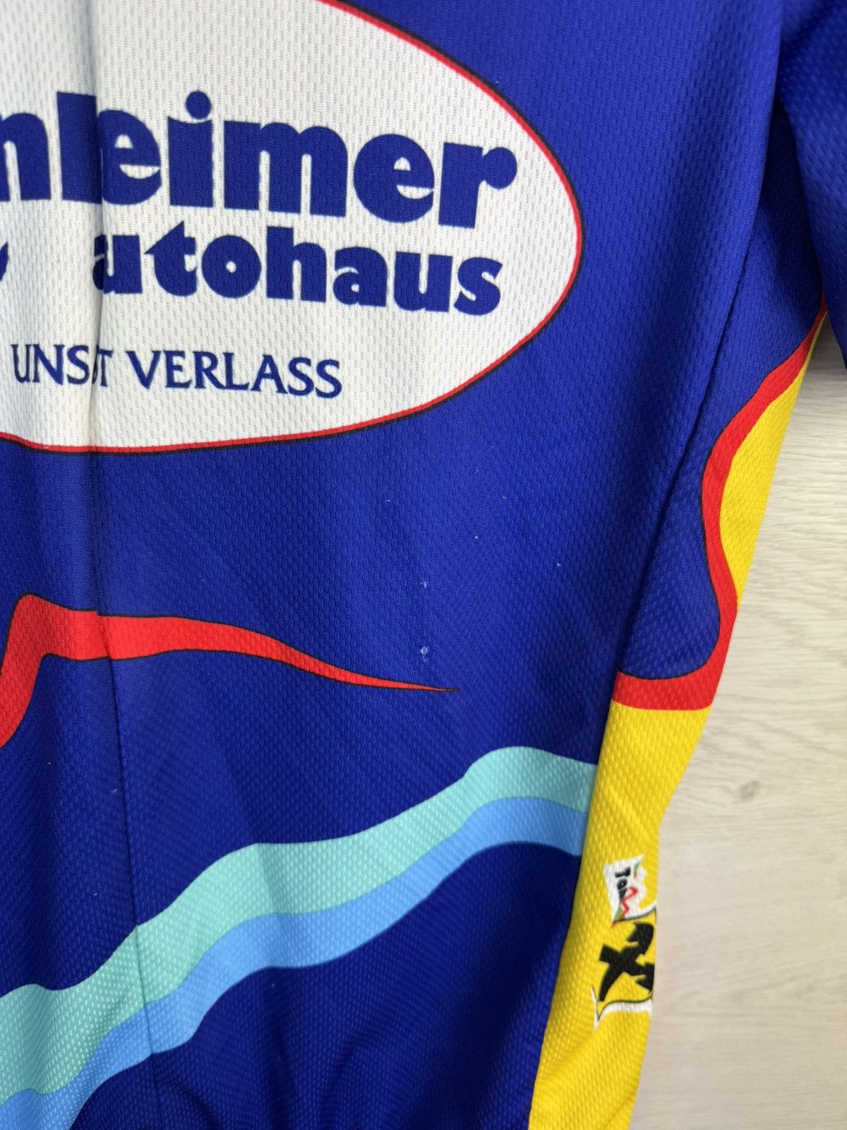 Vintage Vintage European Cycling Team Jersey Size US XL / EU 56 / 4 - 3 Thumbnail