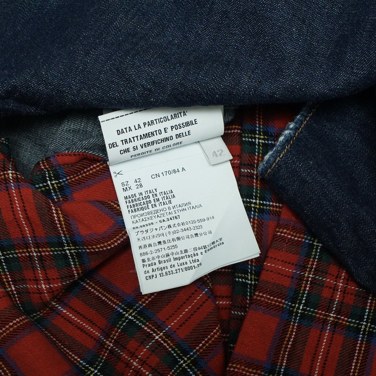 Miu Miu Miu Miu Sleeveless Plaid Denim Top Size M / US 6-8 / IT 42-44 - 10 Thumbnail