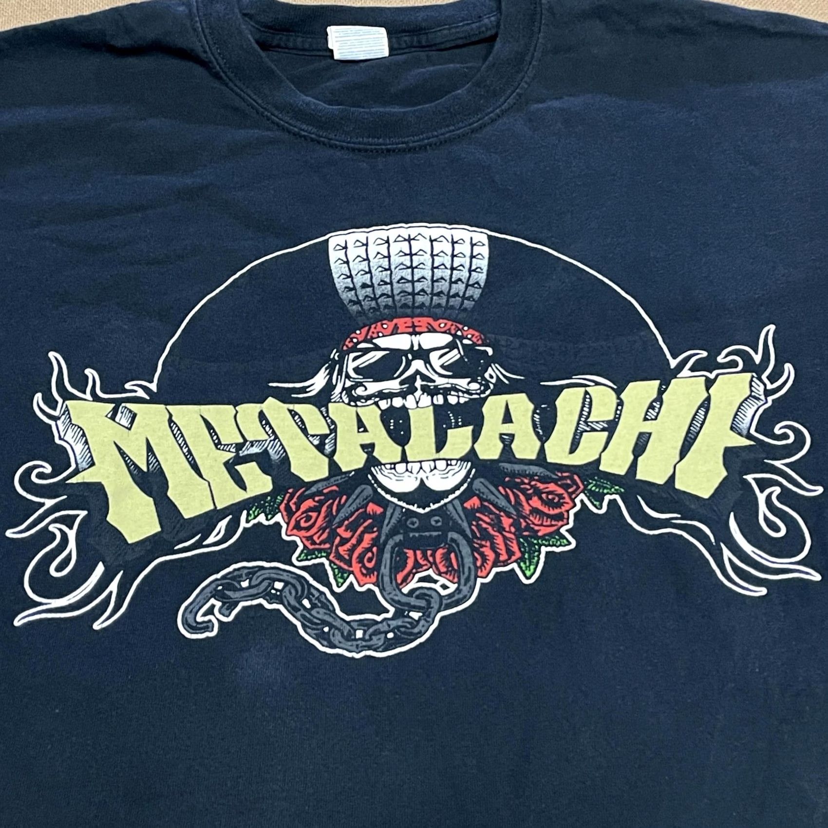 Gildan Metalachi Shirt Mens Large Black Heavy Cotton Band Concert Tour Rock Tee Gildan Size US L / EU 52-54 / 3 - 2 Thumbnail