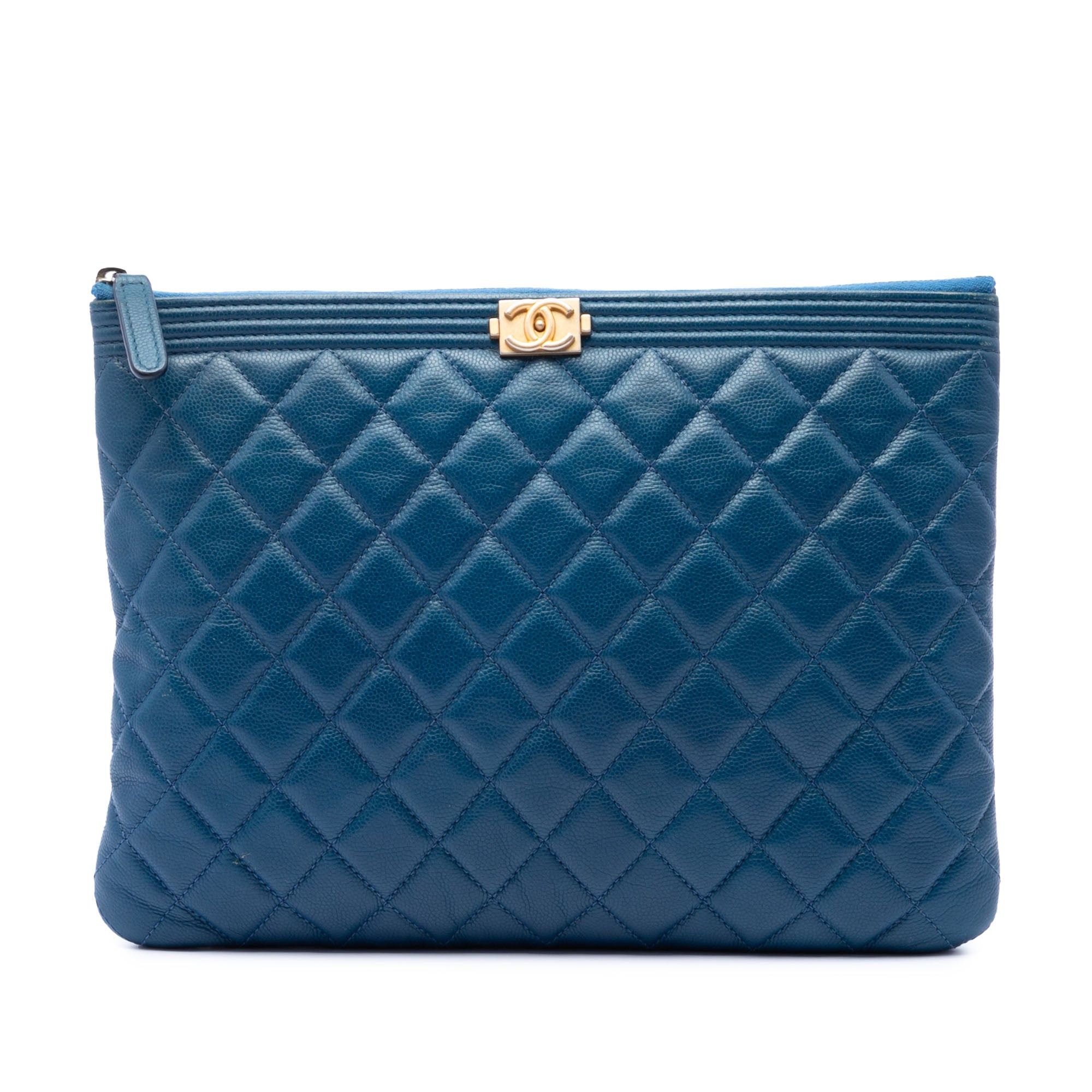 Chanel Medium Quilted Caviar Boy O Case Clutch Size ONE SIZE - 1 Thumbnail