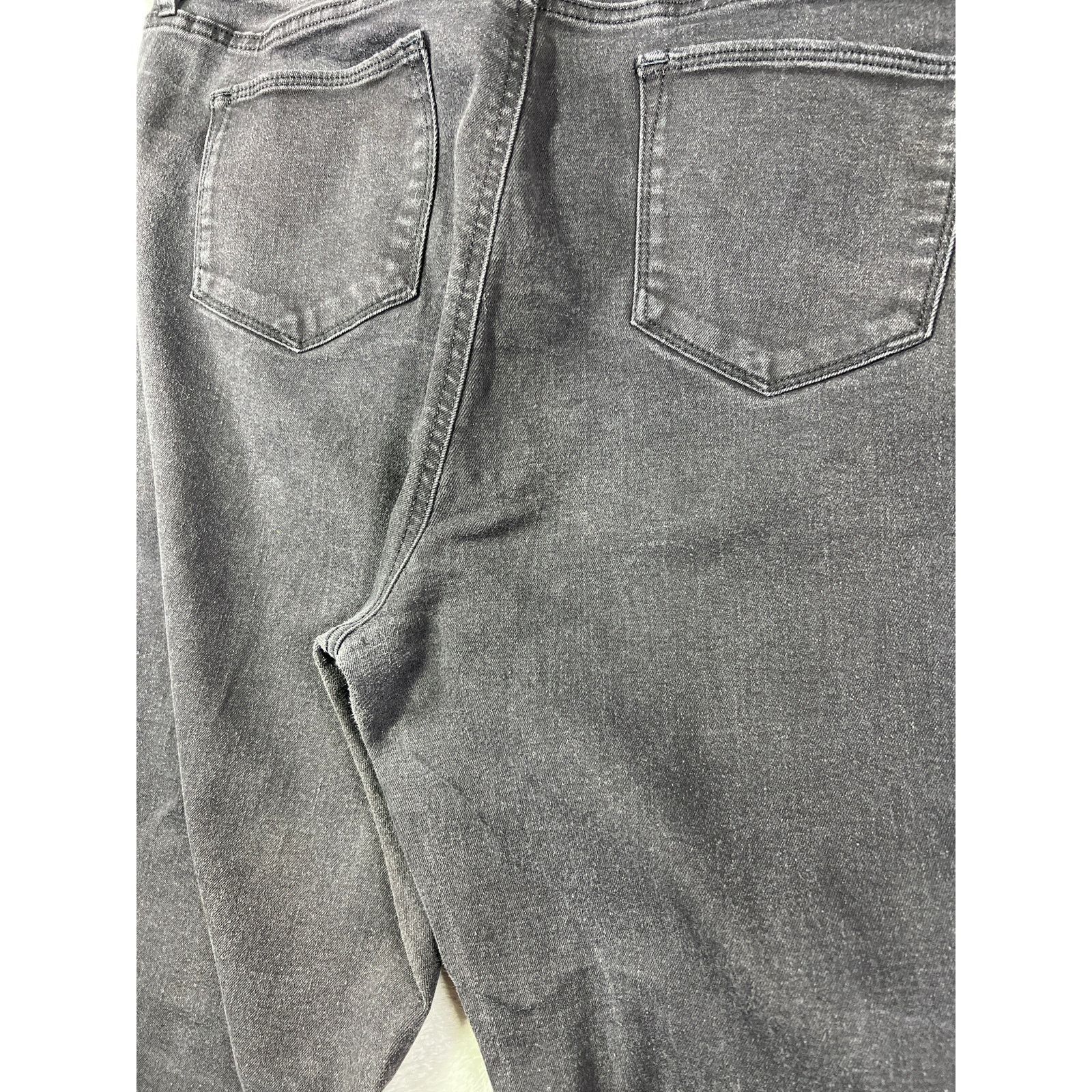 Ellen Tracy Women's 16 Ellen Tracy Refined Mid Rise Skinny Black Jeans Size 38" / US 16 / IT 52 - 7 Thumbnail