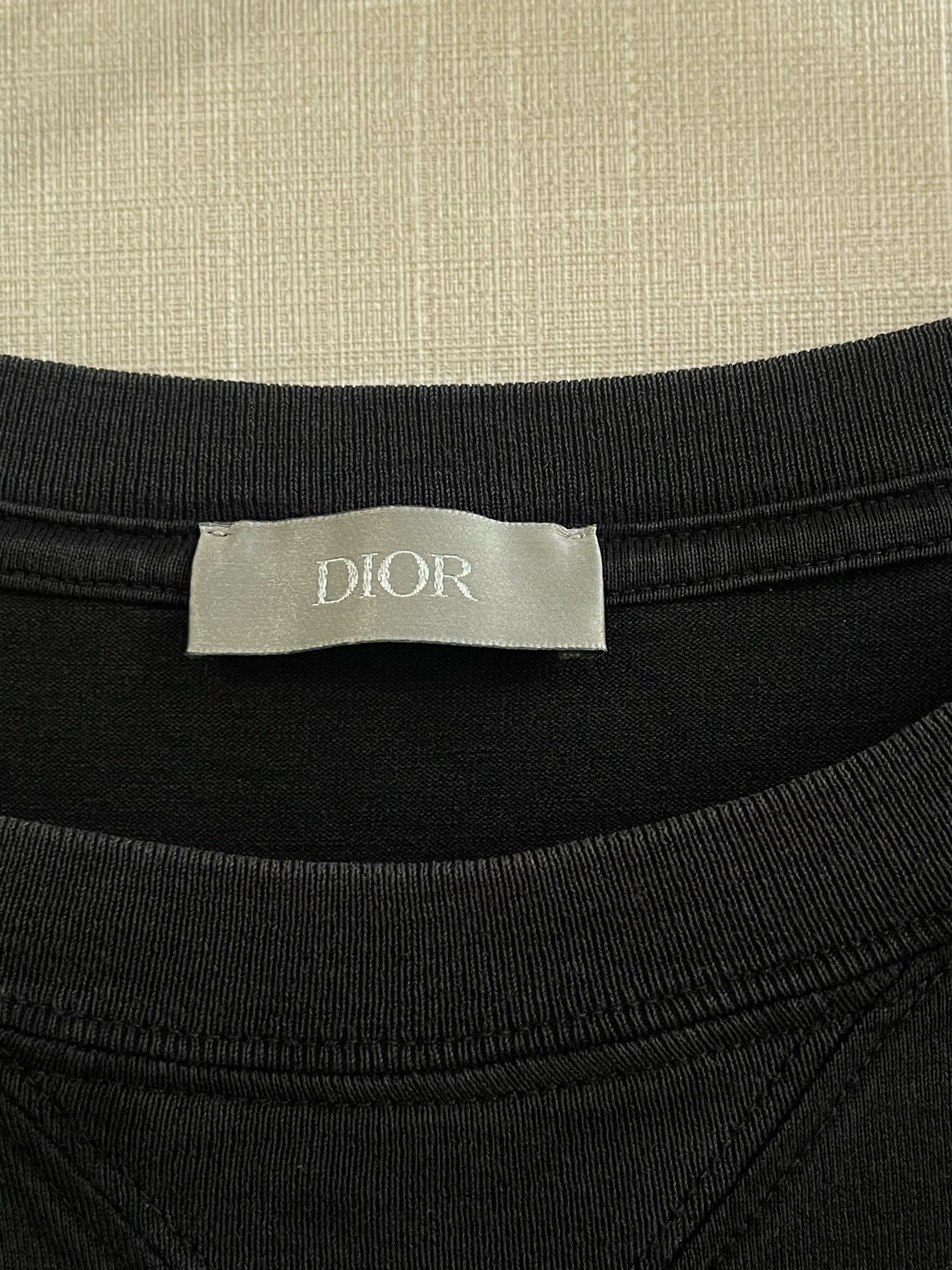 Dior Dior Embroidered Logo Short Sleeve T-Shirt Size US XL / EU 56 / 4 - 3 Thumbnail